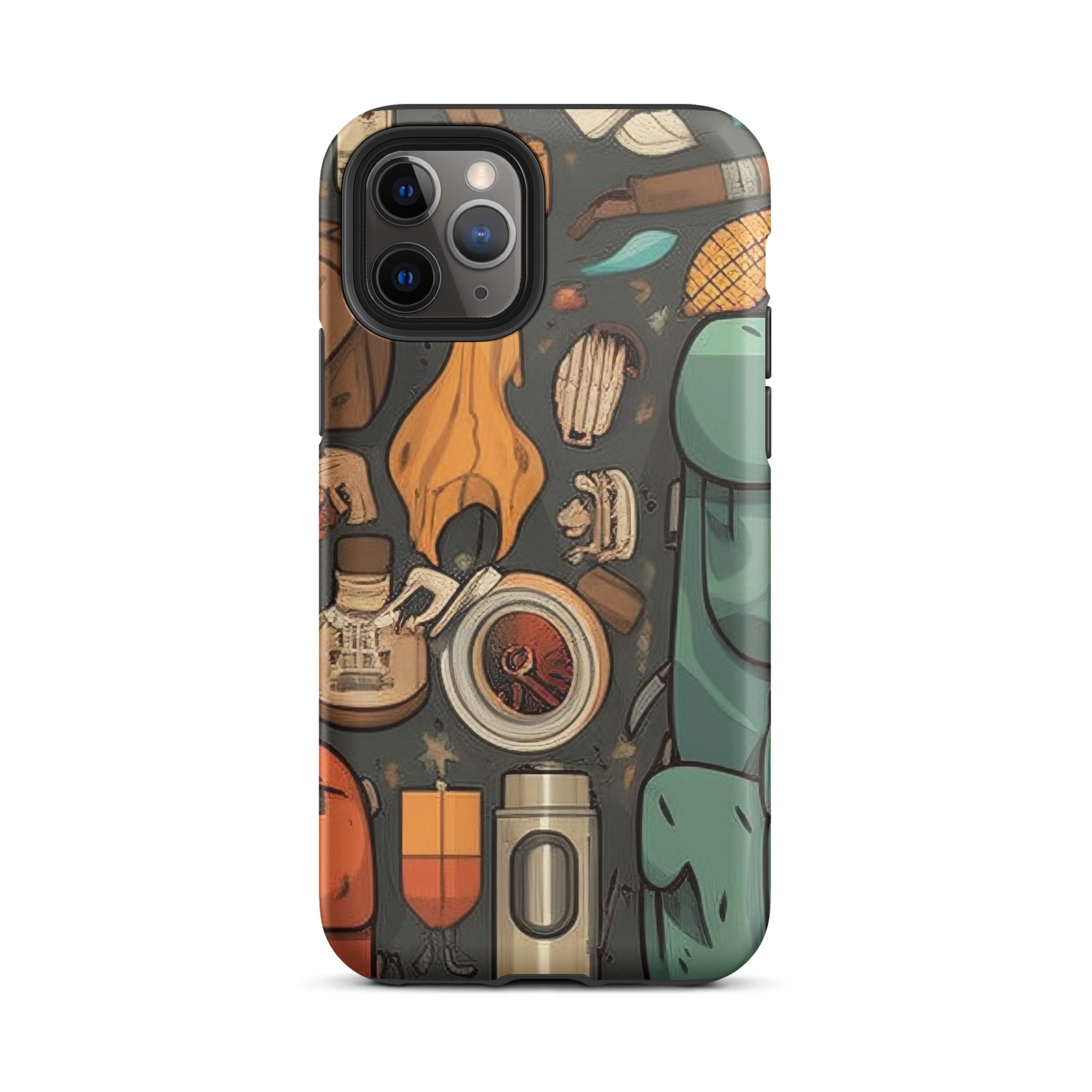 Adventure Gear Print iPhone Case by Visual Verse - Image 3