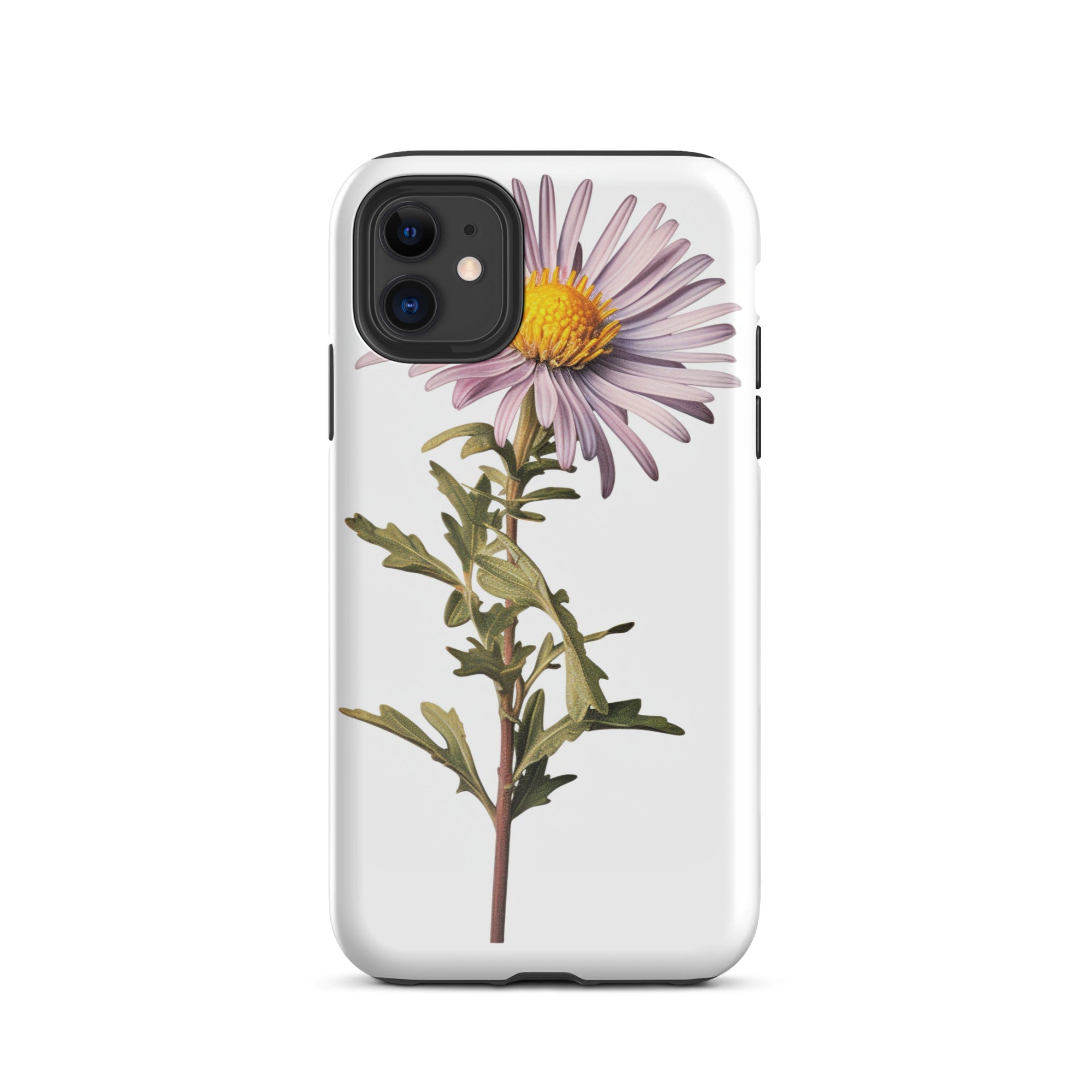 Alpine Aster Flower iPhone Case by Visual Verse - Image 1