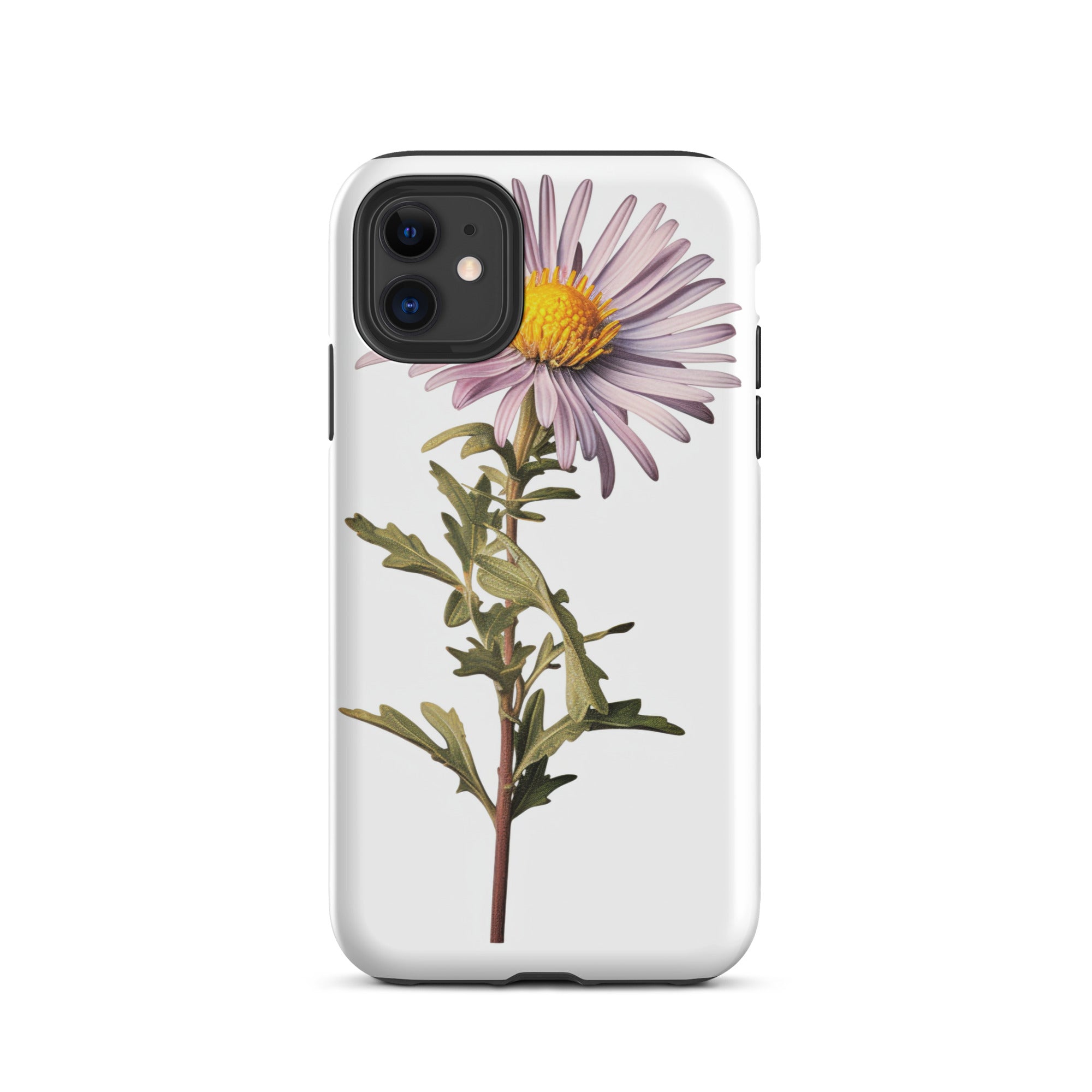 Alpine Aster Flower iPhone Case by Visual Verse - Image 2