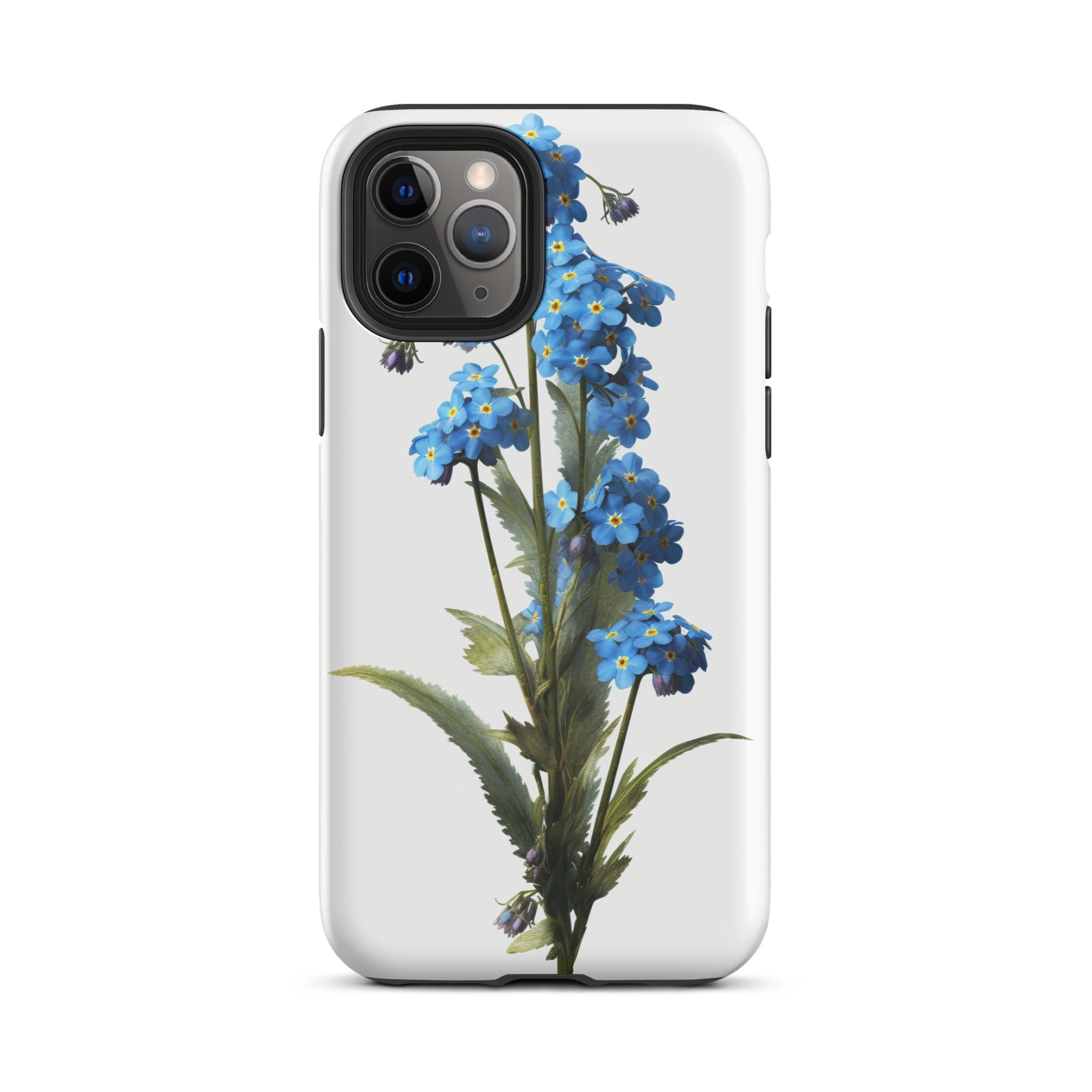 Alpine Forget-Me-Not Flower iPhone Case by Visual Verse - Image 4