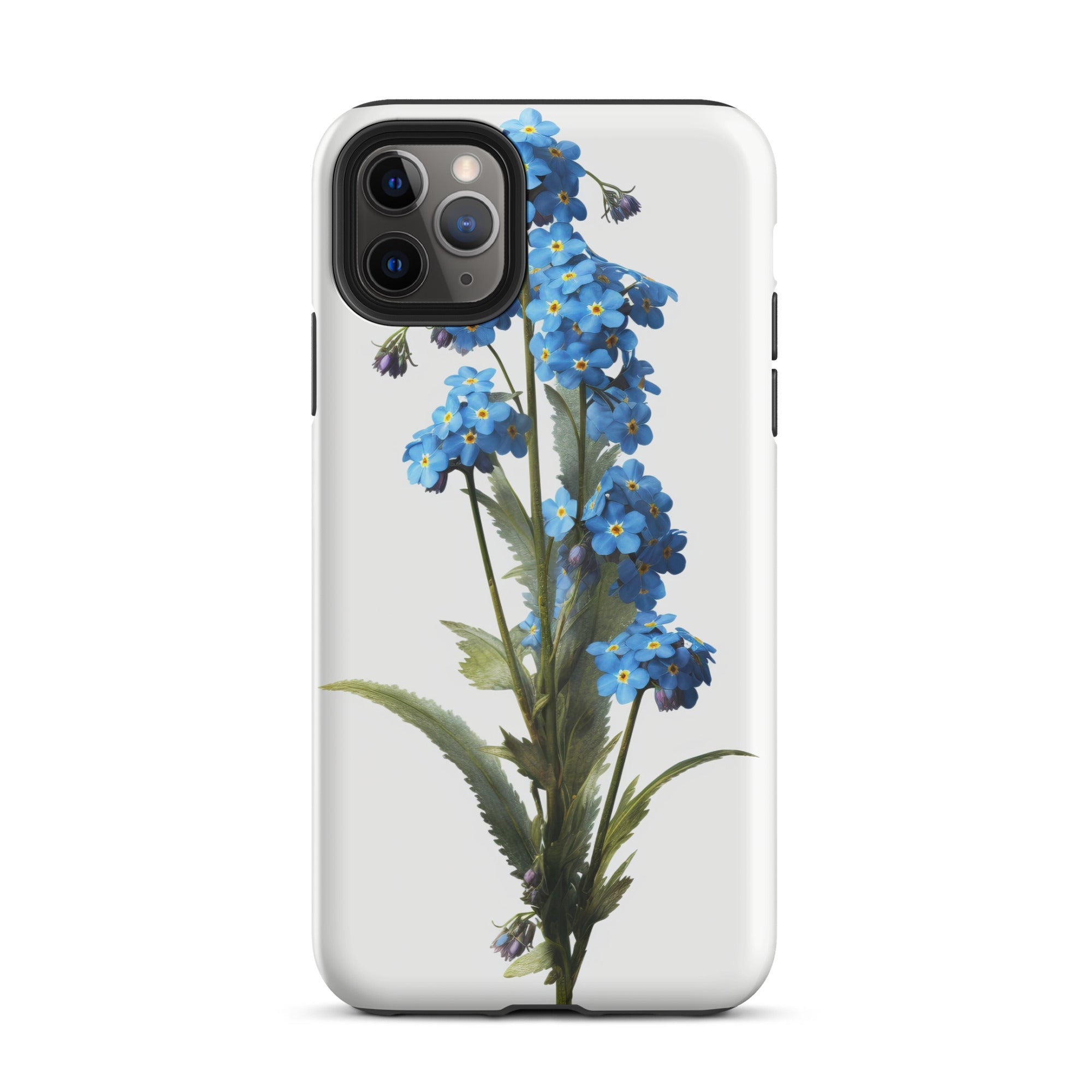 Alpine Forget-Me-Not Flower iPhone Case by Visual Verse - Image 6