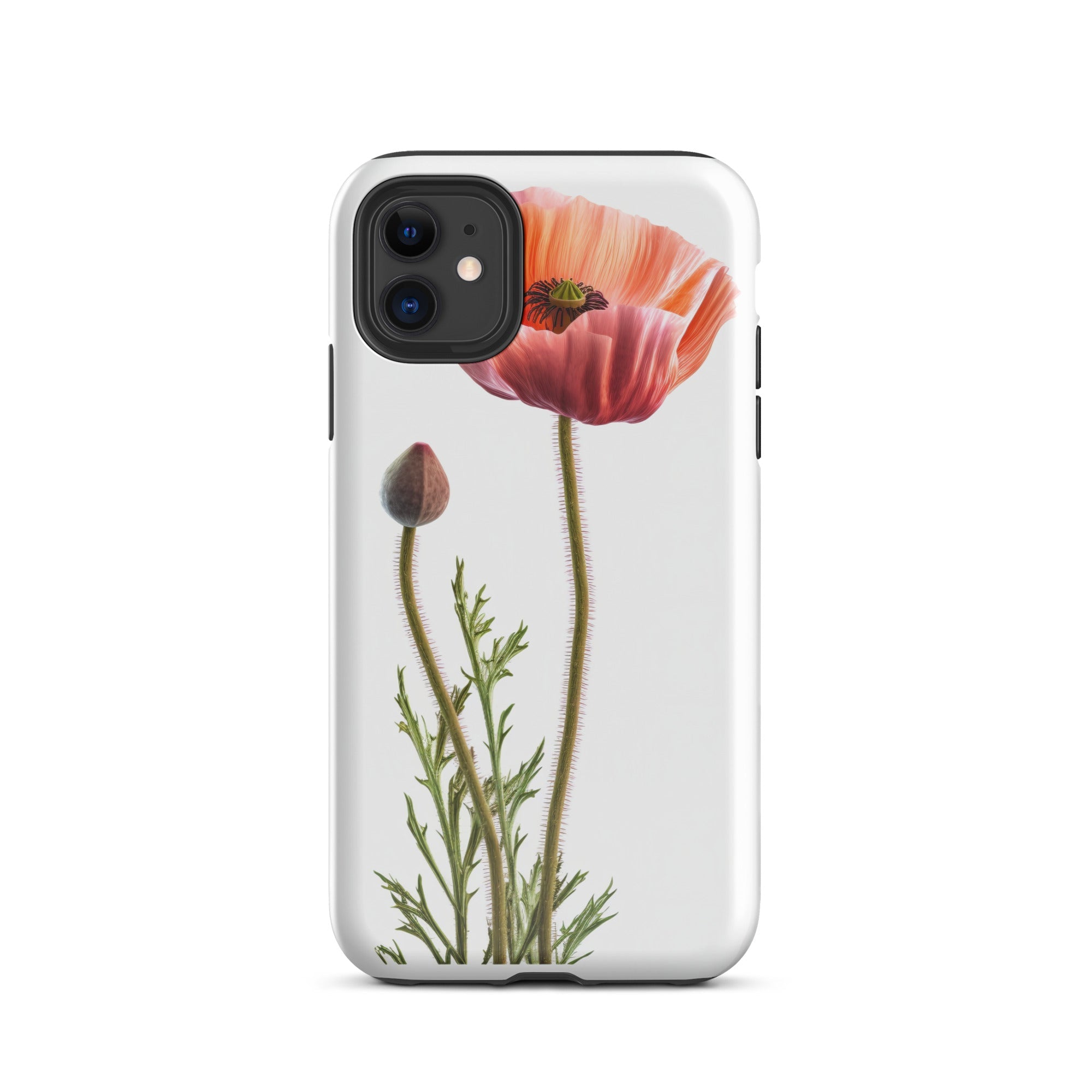 Alpine Poppy Flower iPhone Case by Visual Verse - Image 1