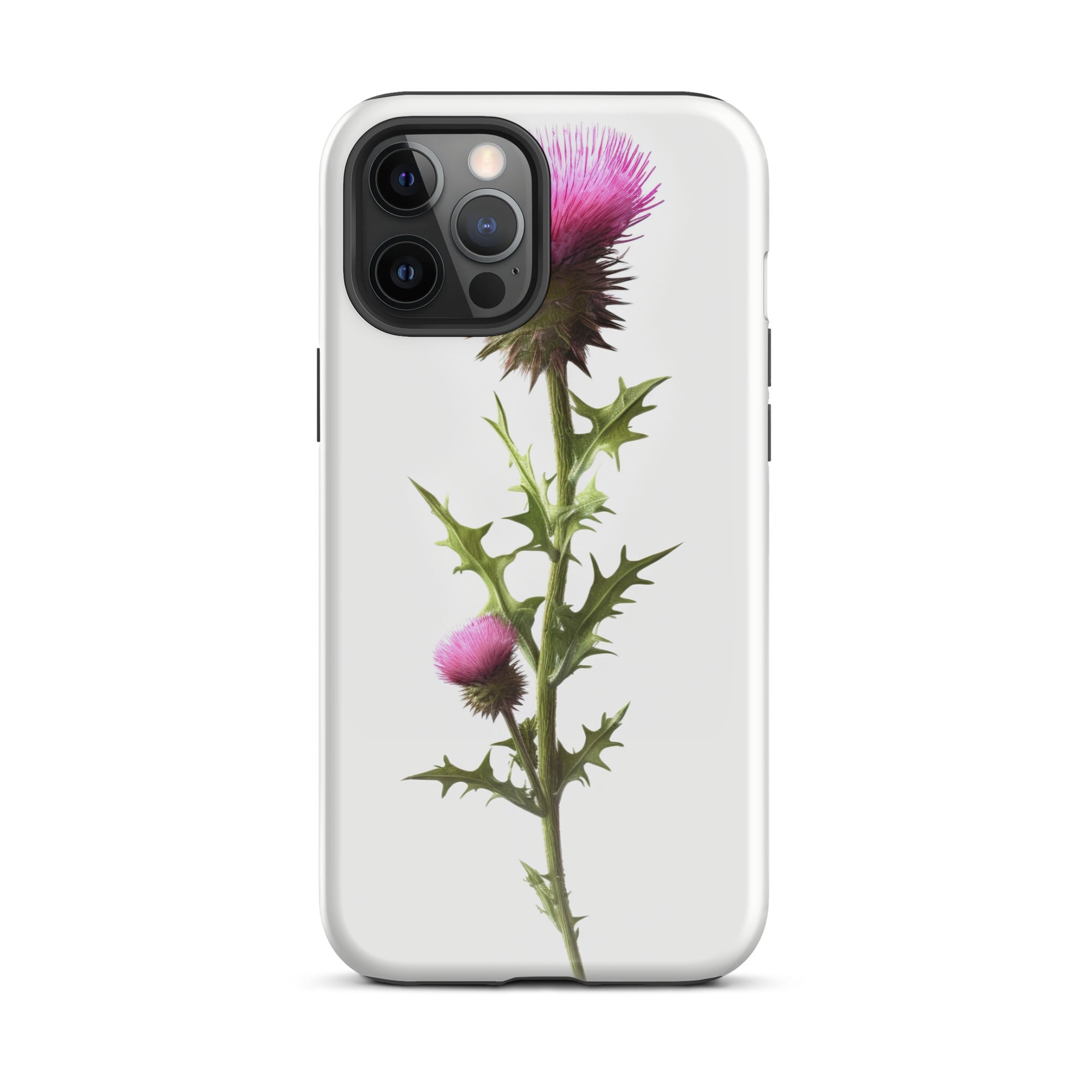 Alpine Thistle Flower iPhone Case by Visual Verse - Image 13