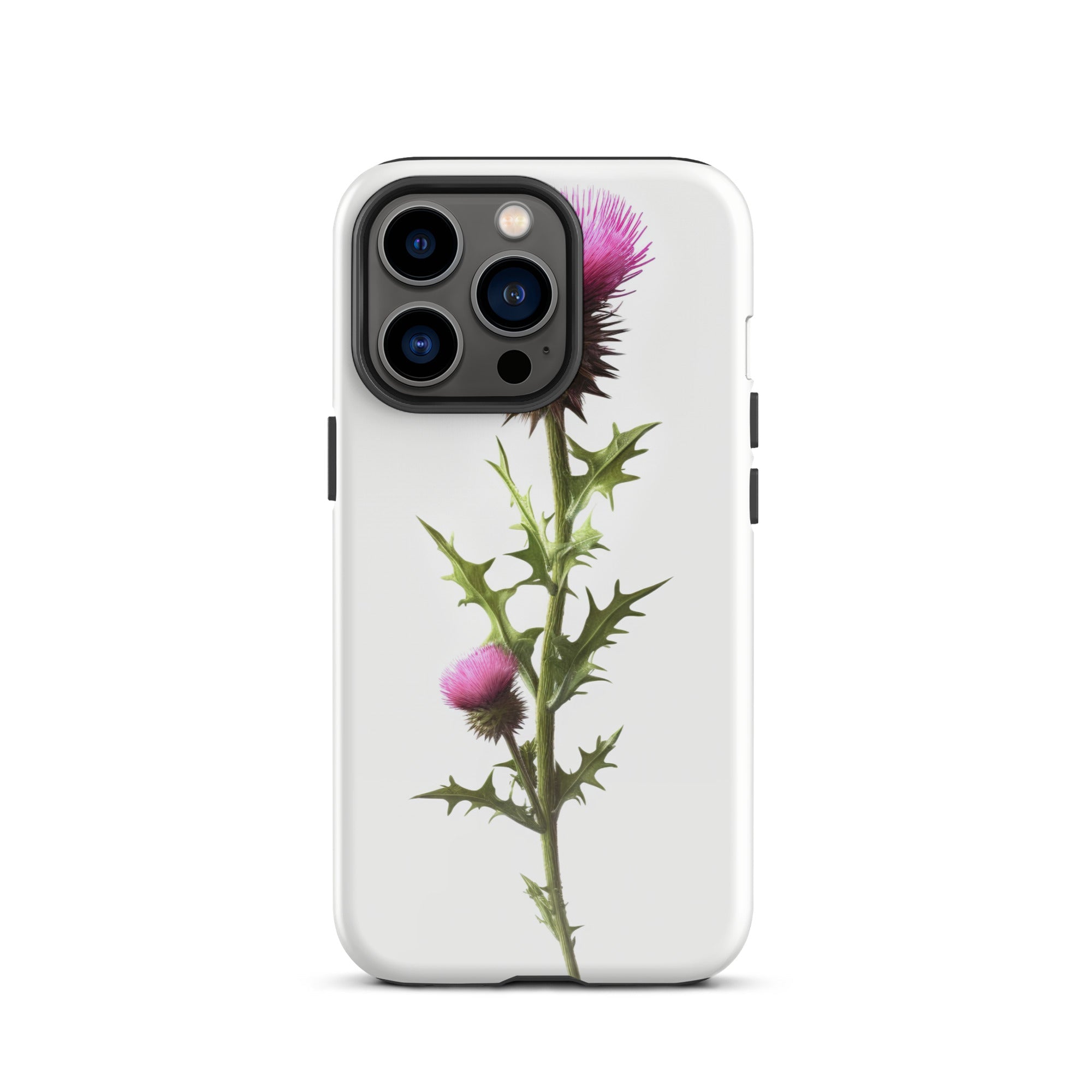 Alpine Thistle Flower iPhone Case by Visual Verse - Image 19