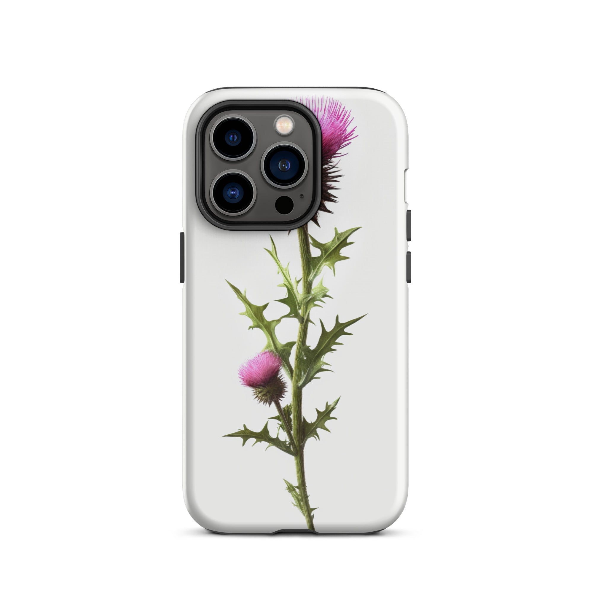 Alpine Thistle Flower iPhone Case by Visual Verse - Image 28