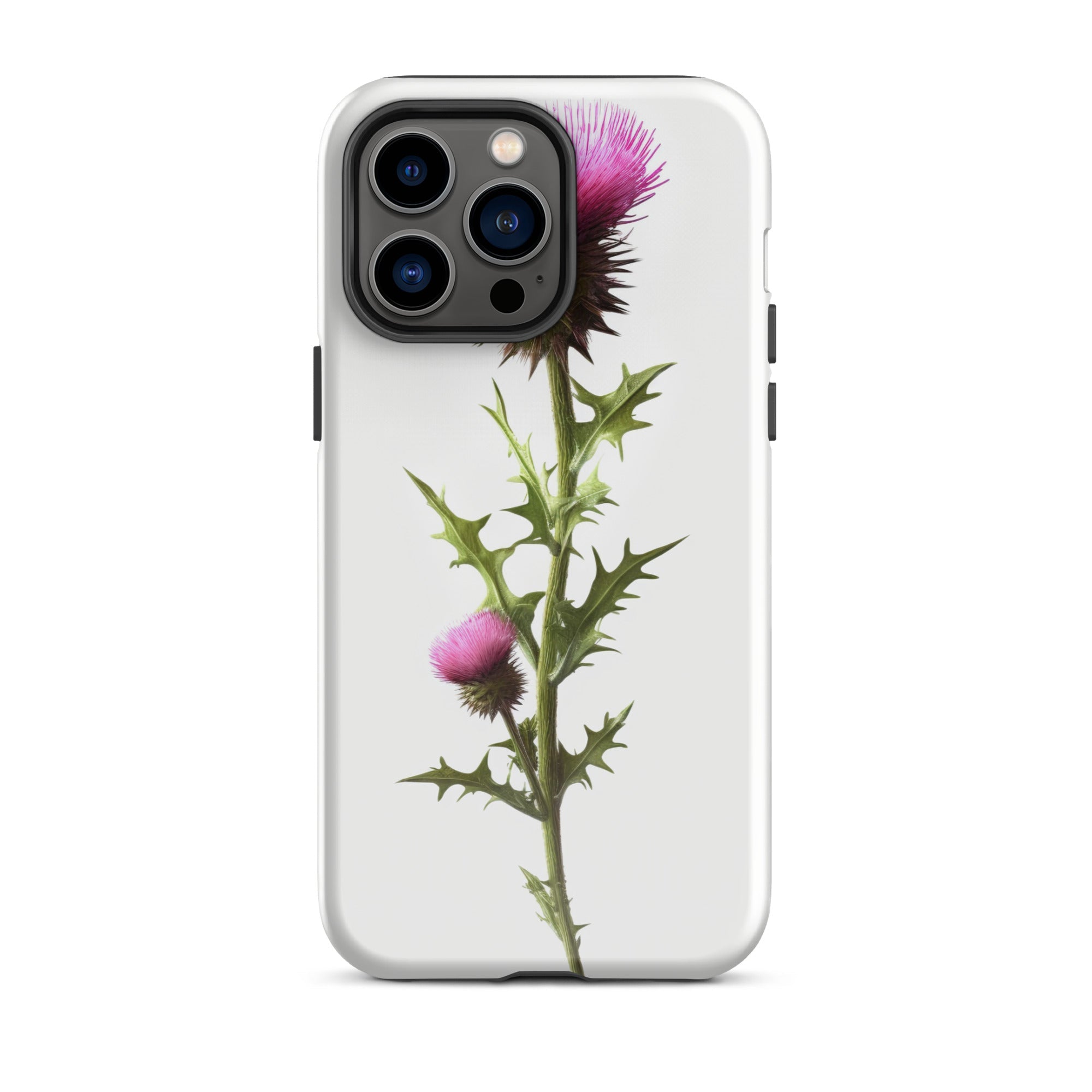 Alpine Thistle Flower iPhone Case by Visual Verse - Image 29
