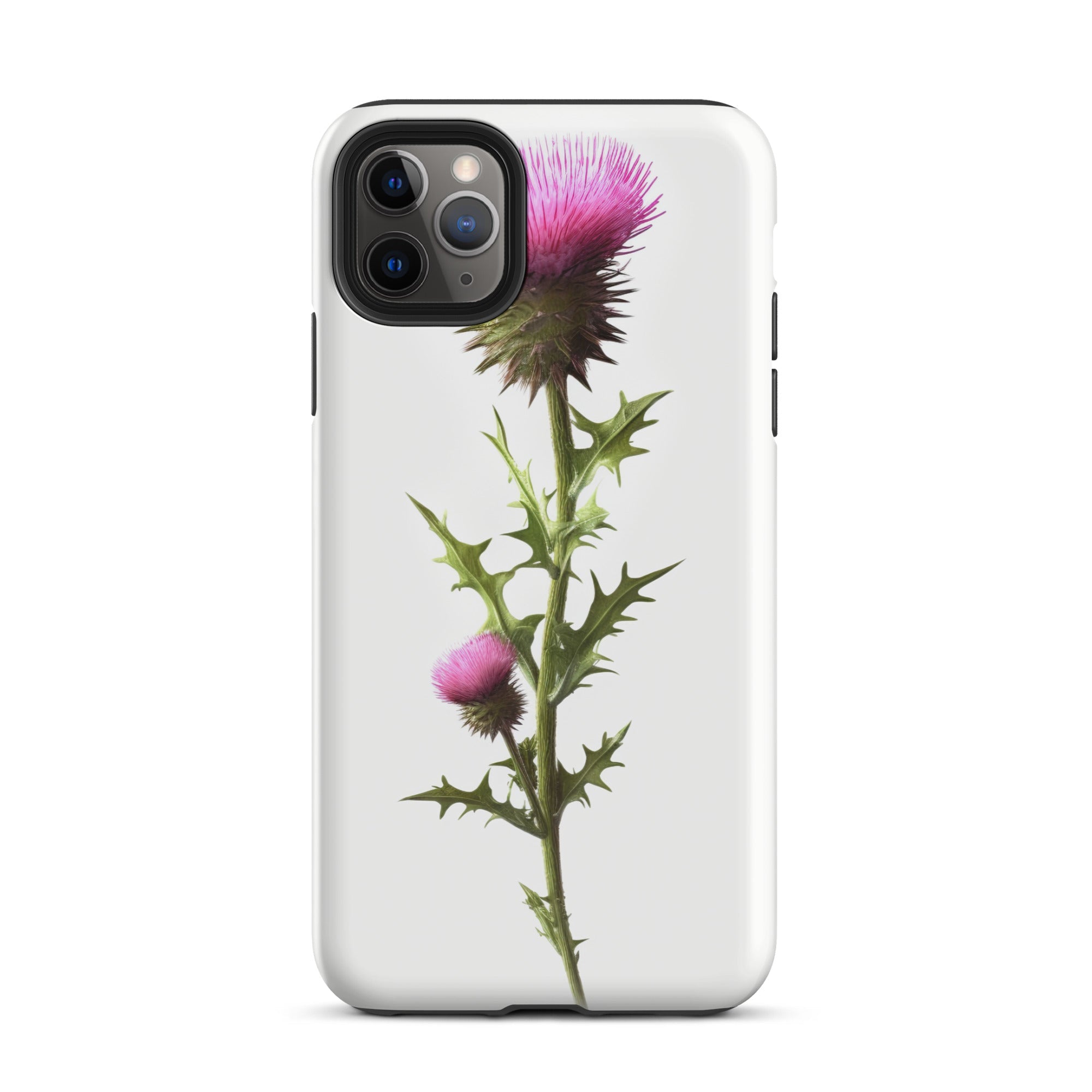 Alpine Thistle Flower iPhone Case by Visual Verse - Image 6