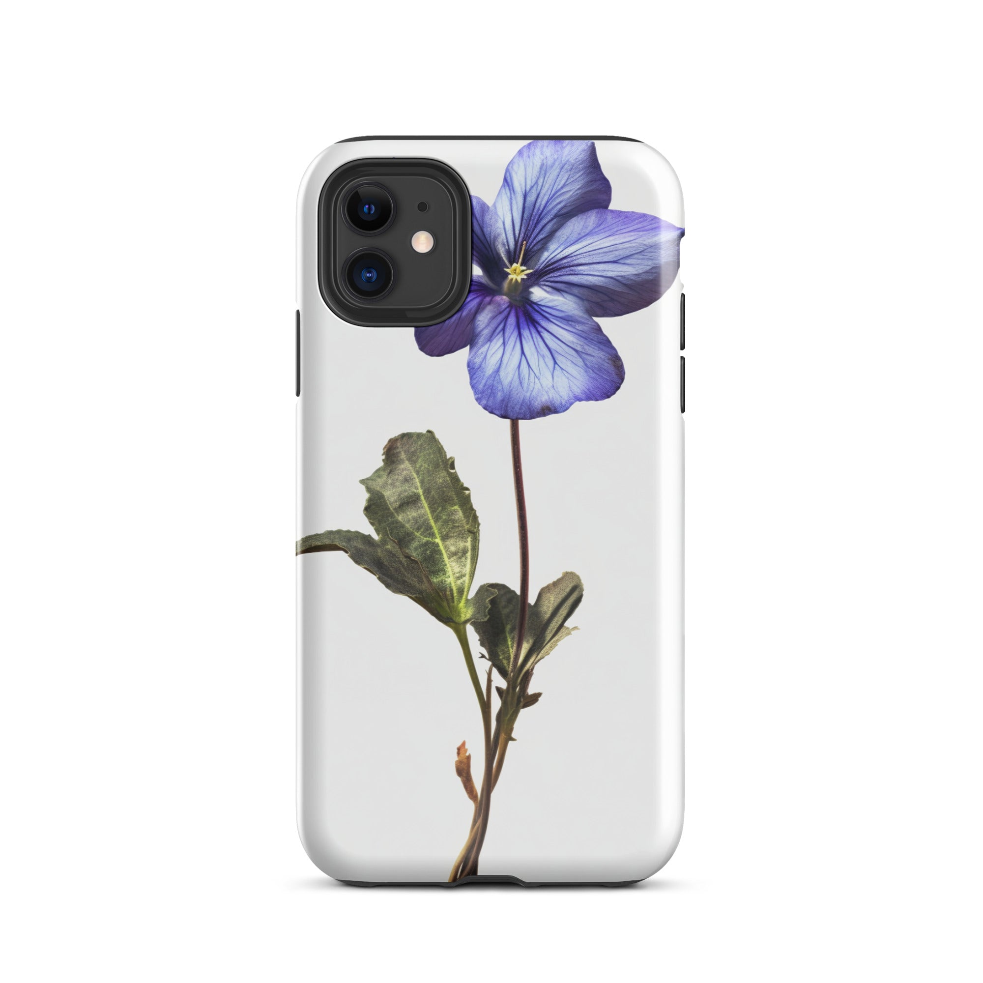 Alpine Violet Flower iPhone Case by Visual Verse - Image 1