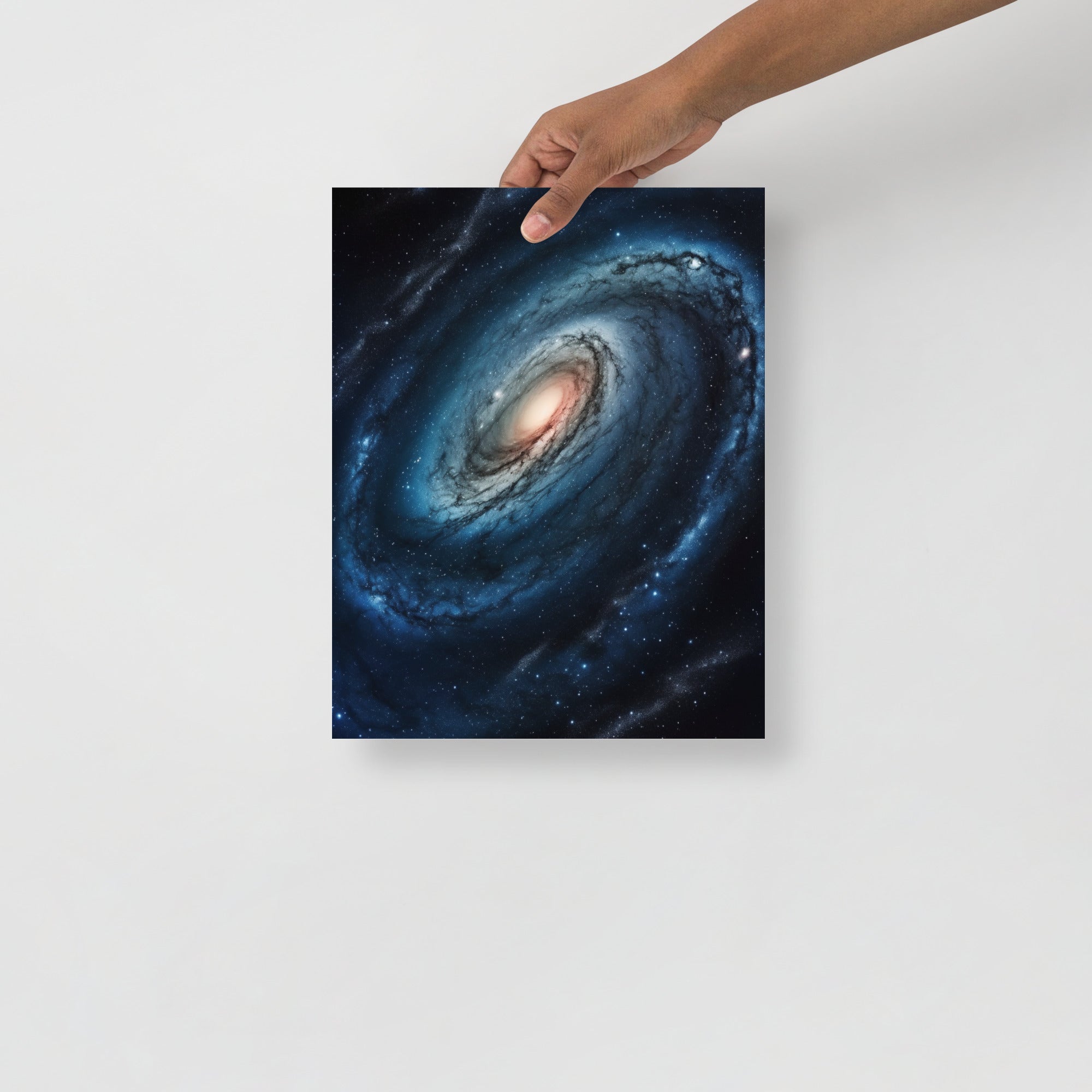 Andromeda Galaxy Celestial Ballet Spiral Art Poster by Visual Verse - Image 3