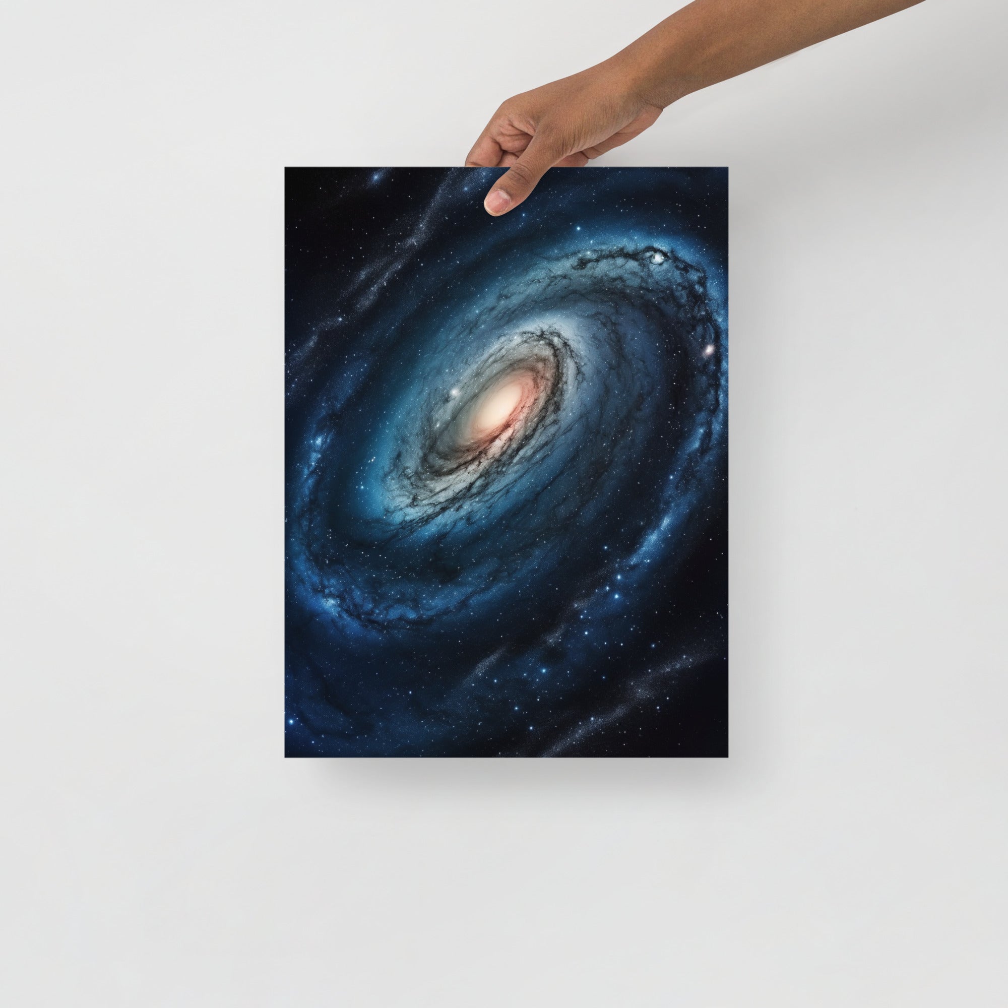 Andromeda Galaxy Celestial Ballet Spiral Art Poster by Visual Verse - Image 4