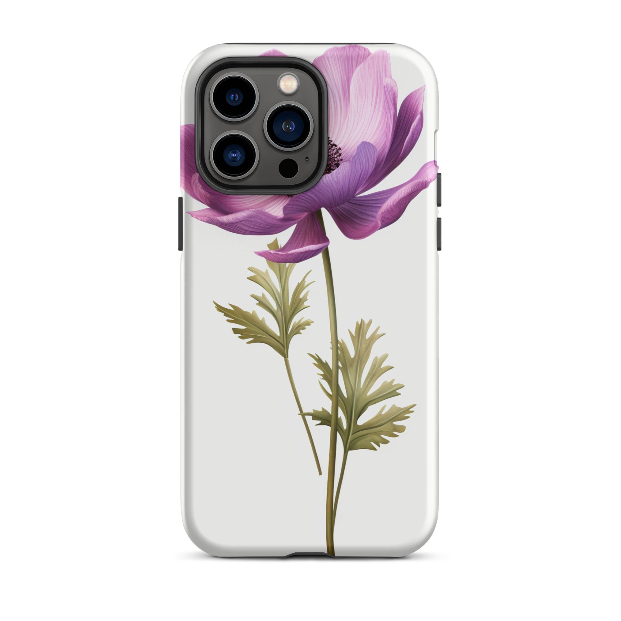 Anemone Flower iPhone Case by Visual Verse - Image 30