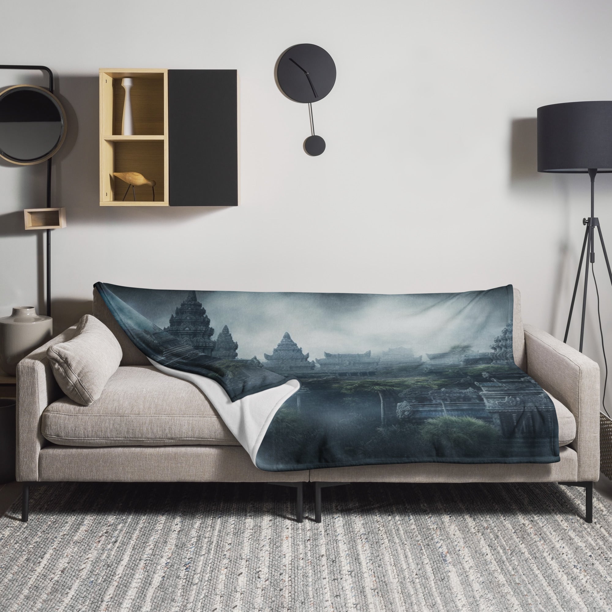 Angkor Wat Cambodia Blanket by Visual Verse - Image 1