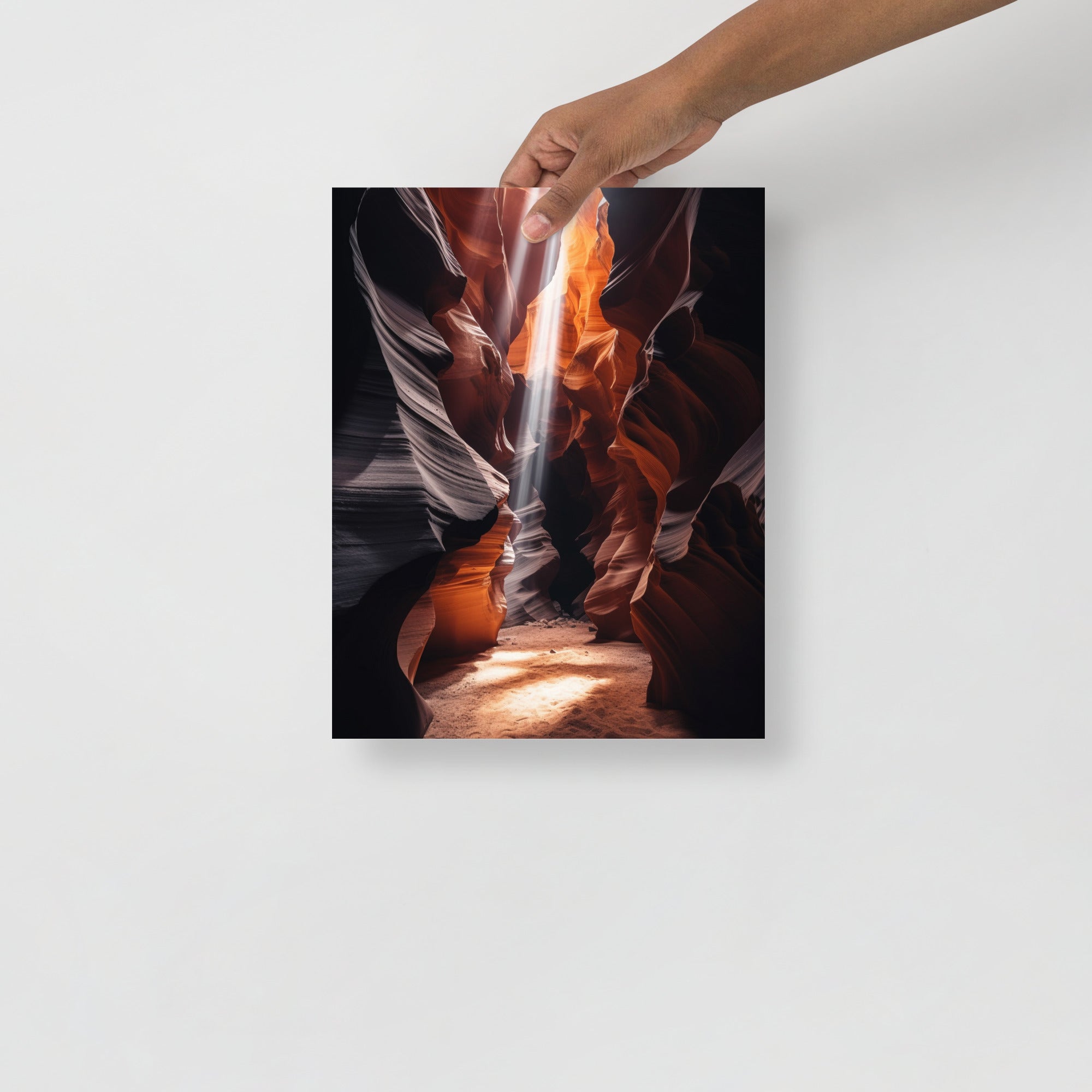 Antelope Canyon Art Poster: Captivating Majestic Beauty by Visual Verse - Image 3