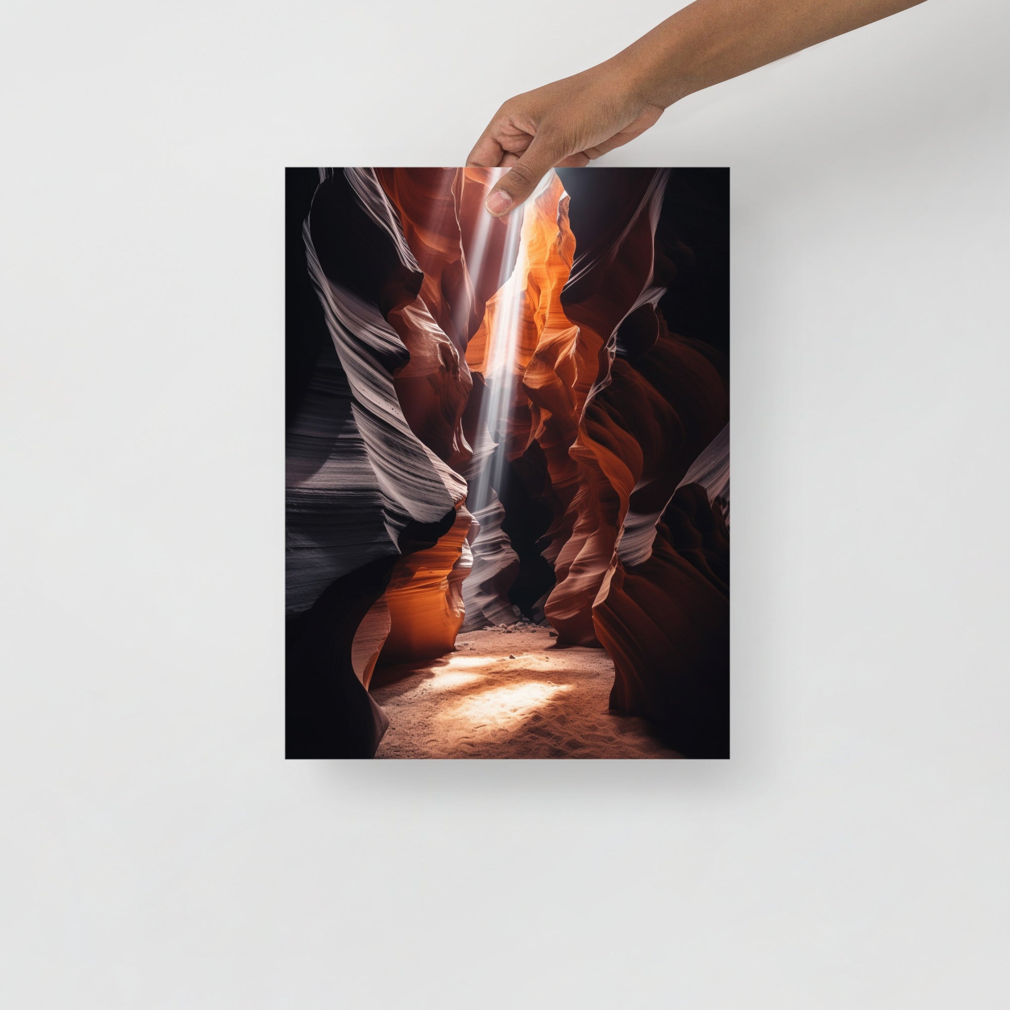 Antelope Canyon Art Poster: Captivating Majestic Beauty by Visual Verse - Image 4