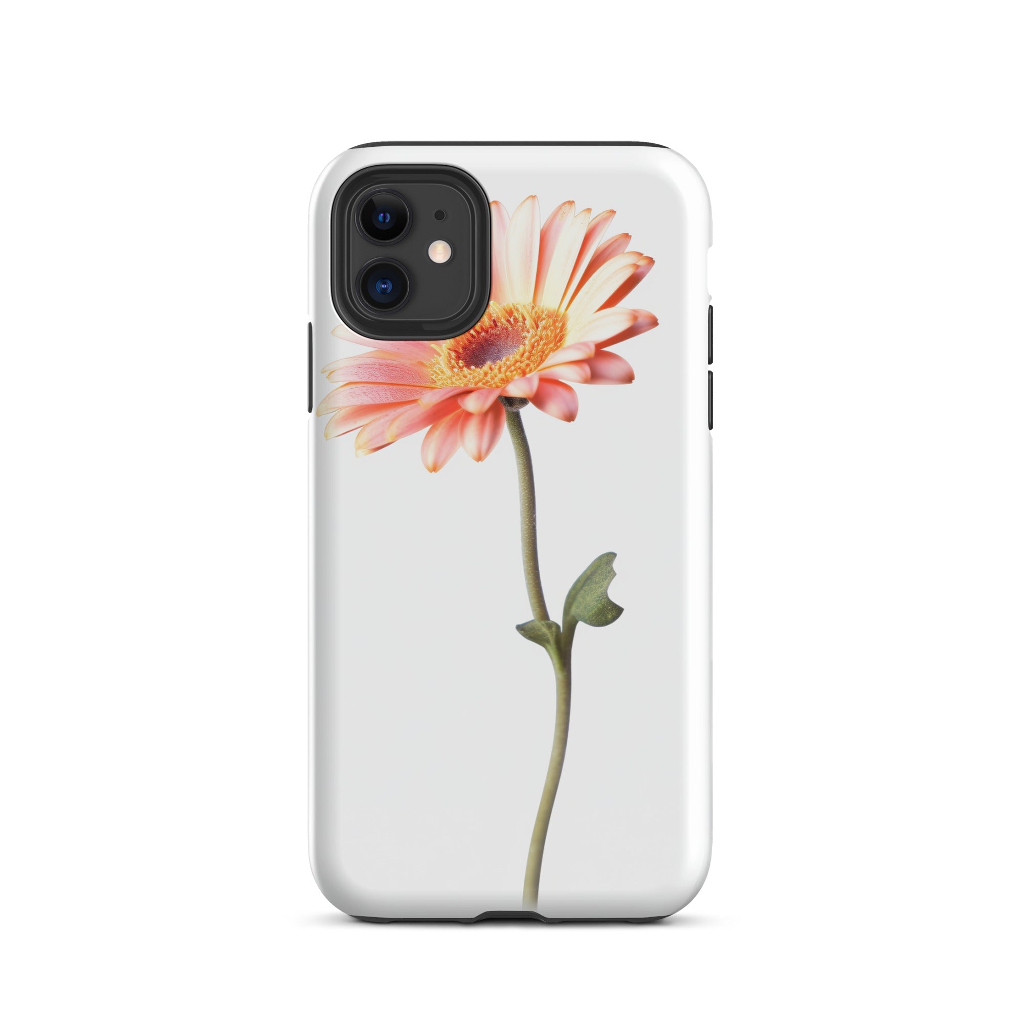 Apricot Daisy Flower iPhone Case by Visual Verse - Image 1