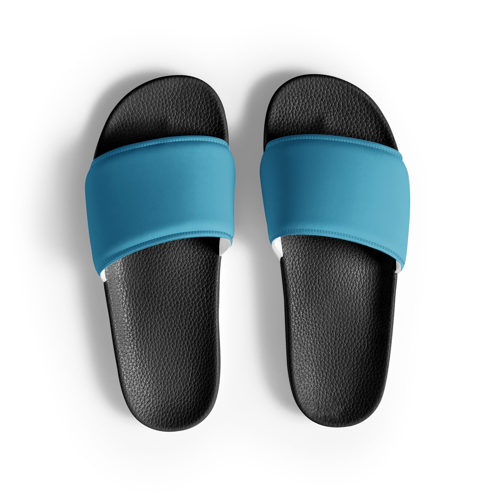 Aquarius Color Men's Slides by Visual Verse - Image 1