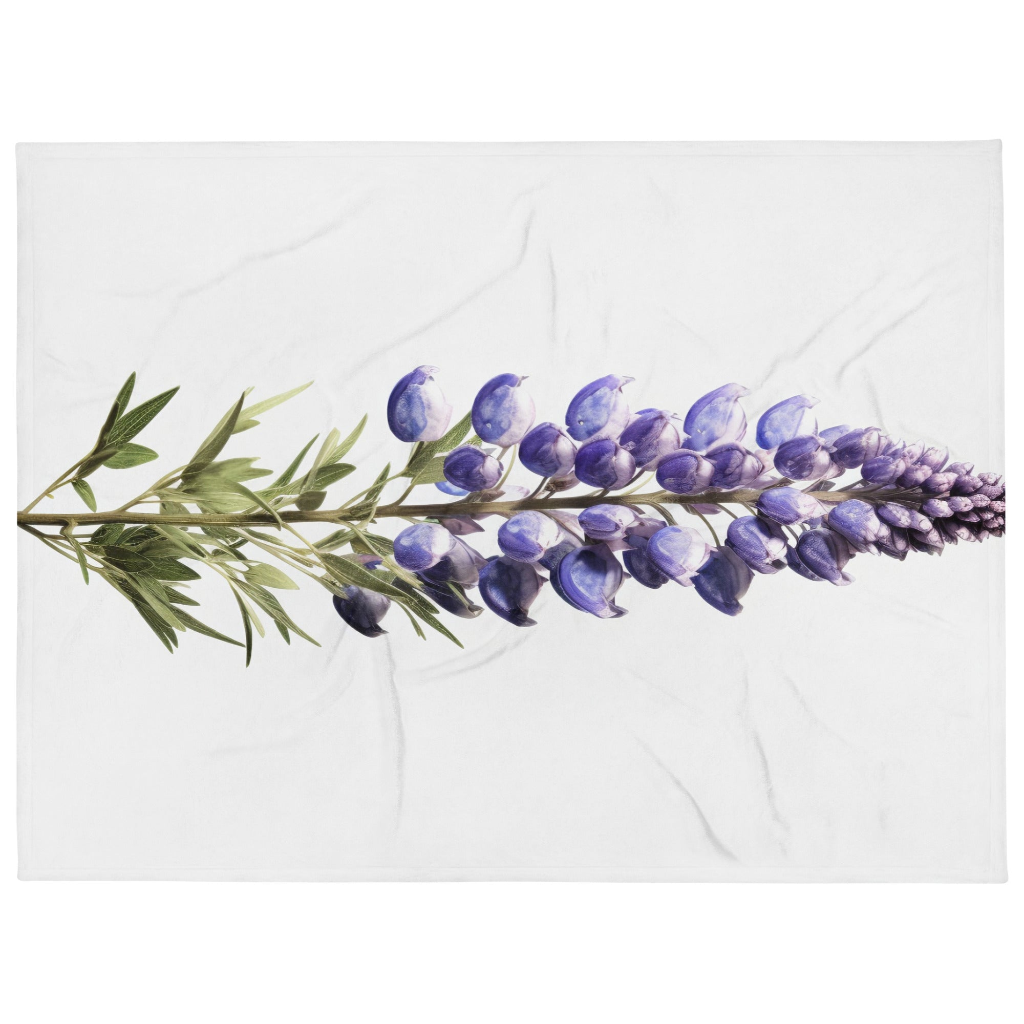 Arctic Lupine Flower Blanket by Visual Verse - Image 1