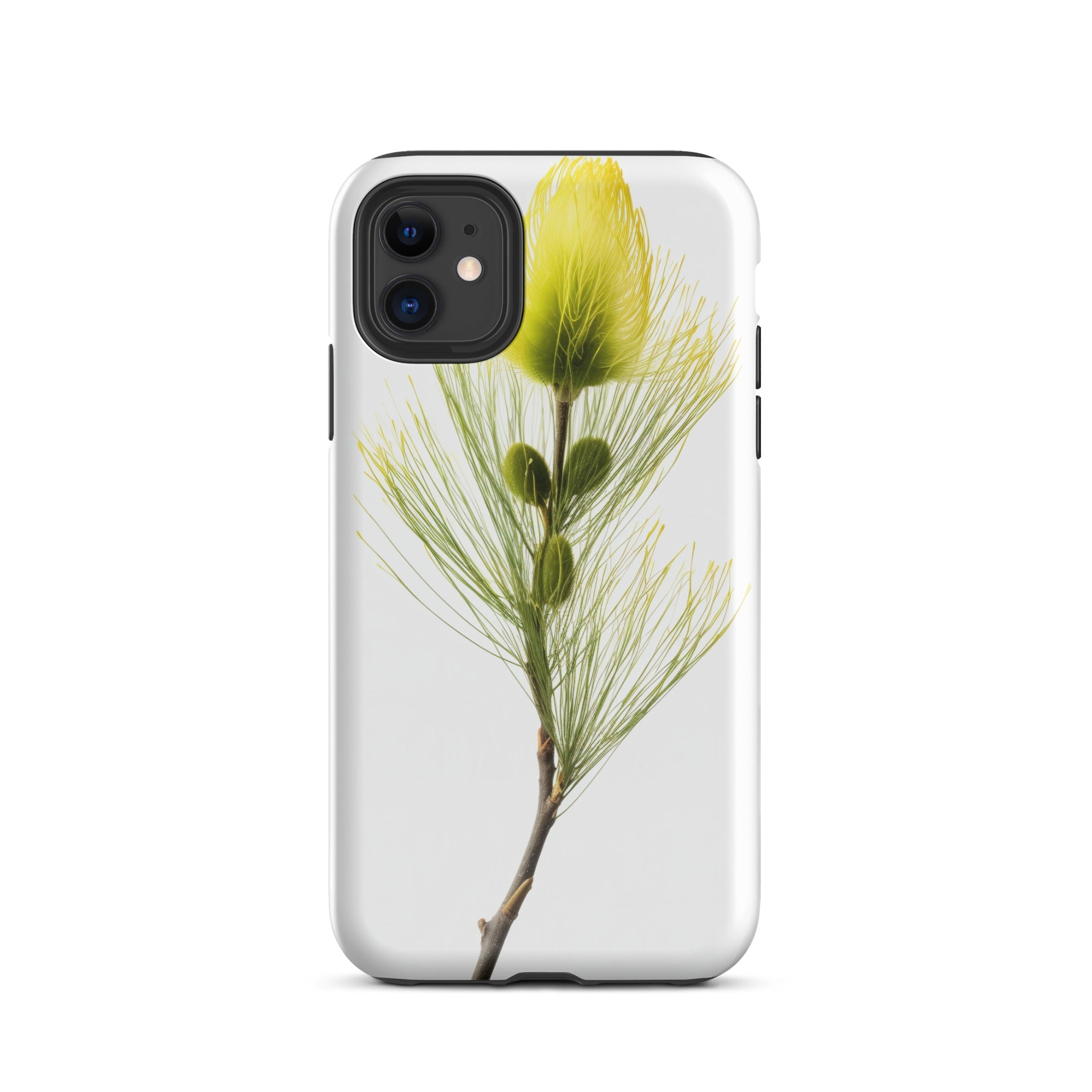 Arctic Willow Flower iPhone Case by Visual Verse - Image 1