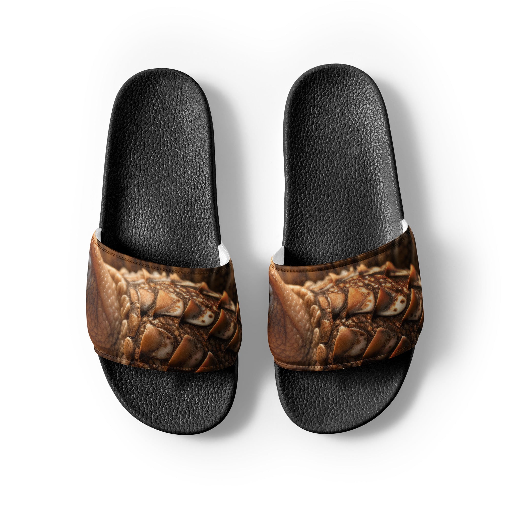 Armadillo Shell Men's Slides by Visual Verse - Image 2
