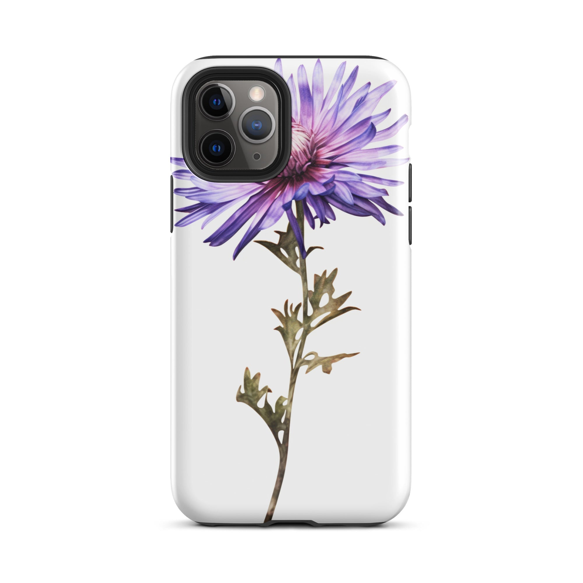 Aster Asteroides Flower iPhone Case by Visual Verse - Image 3