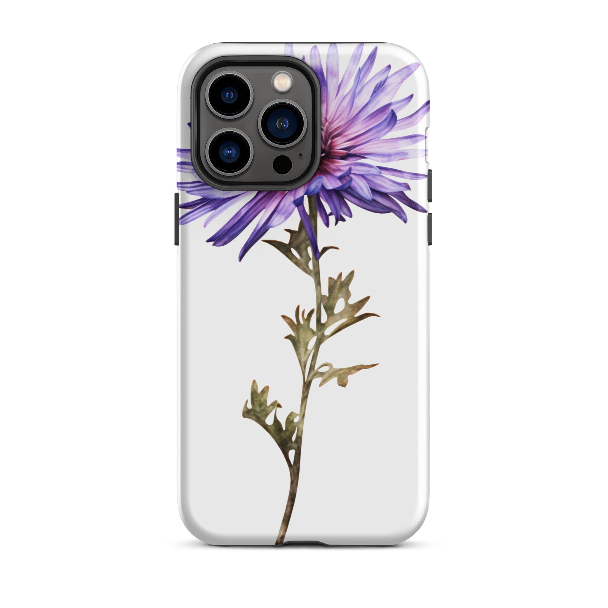 Aster Asteroides Flower iPhone Case by Visual Verse - Image 30