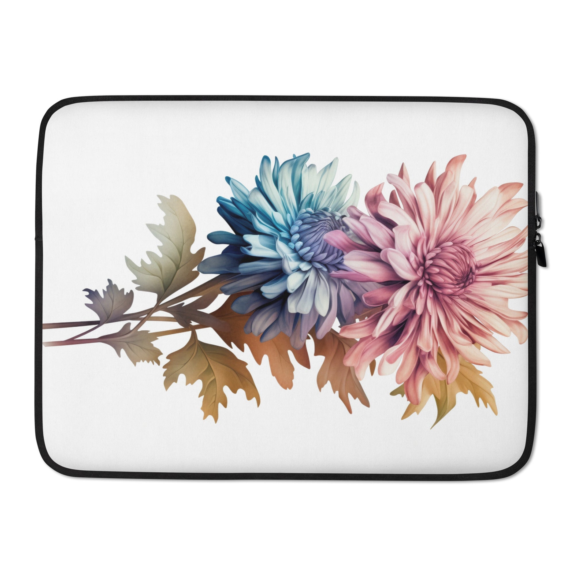 Aster Flower Laptop Sleeve by Visual Verse - Image 1