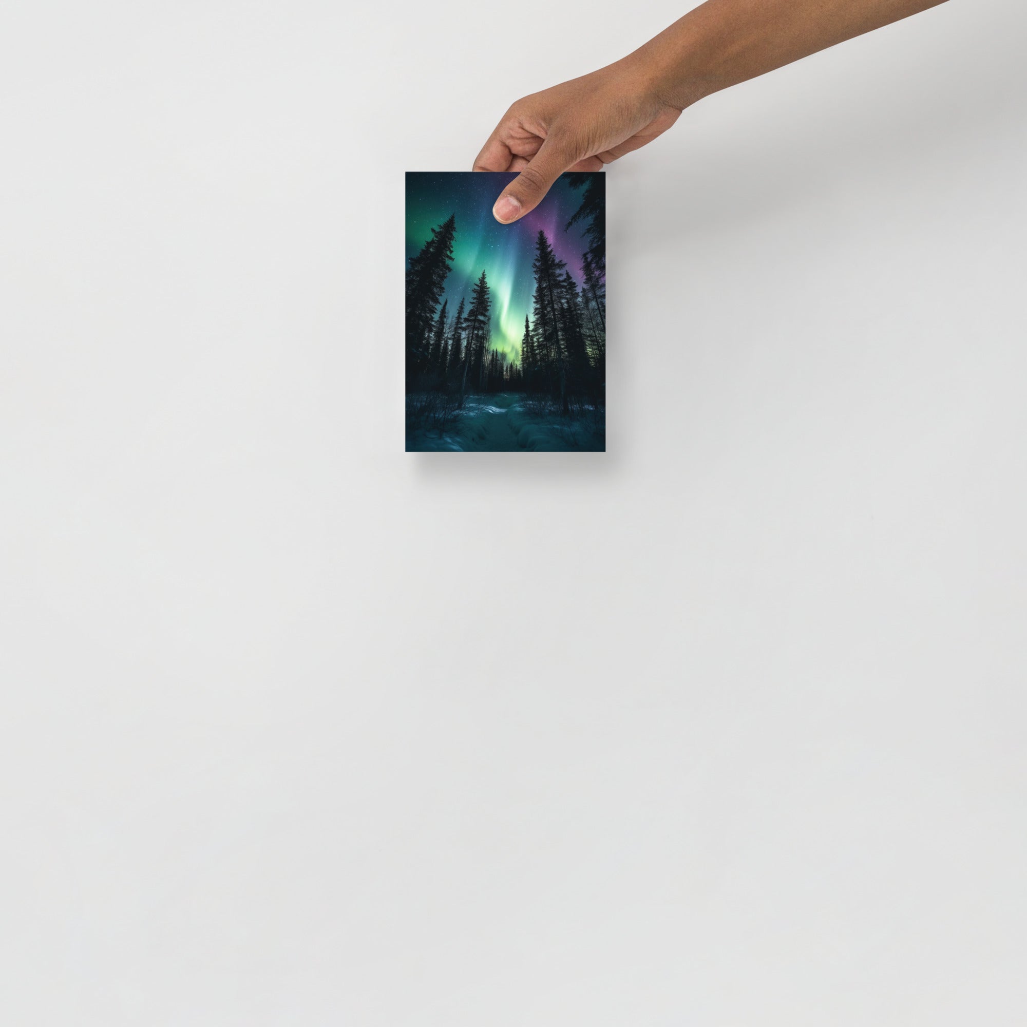 Aurora Borealis Celestial Dance Art Poster by Visual Verse - Image 8
