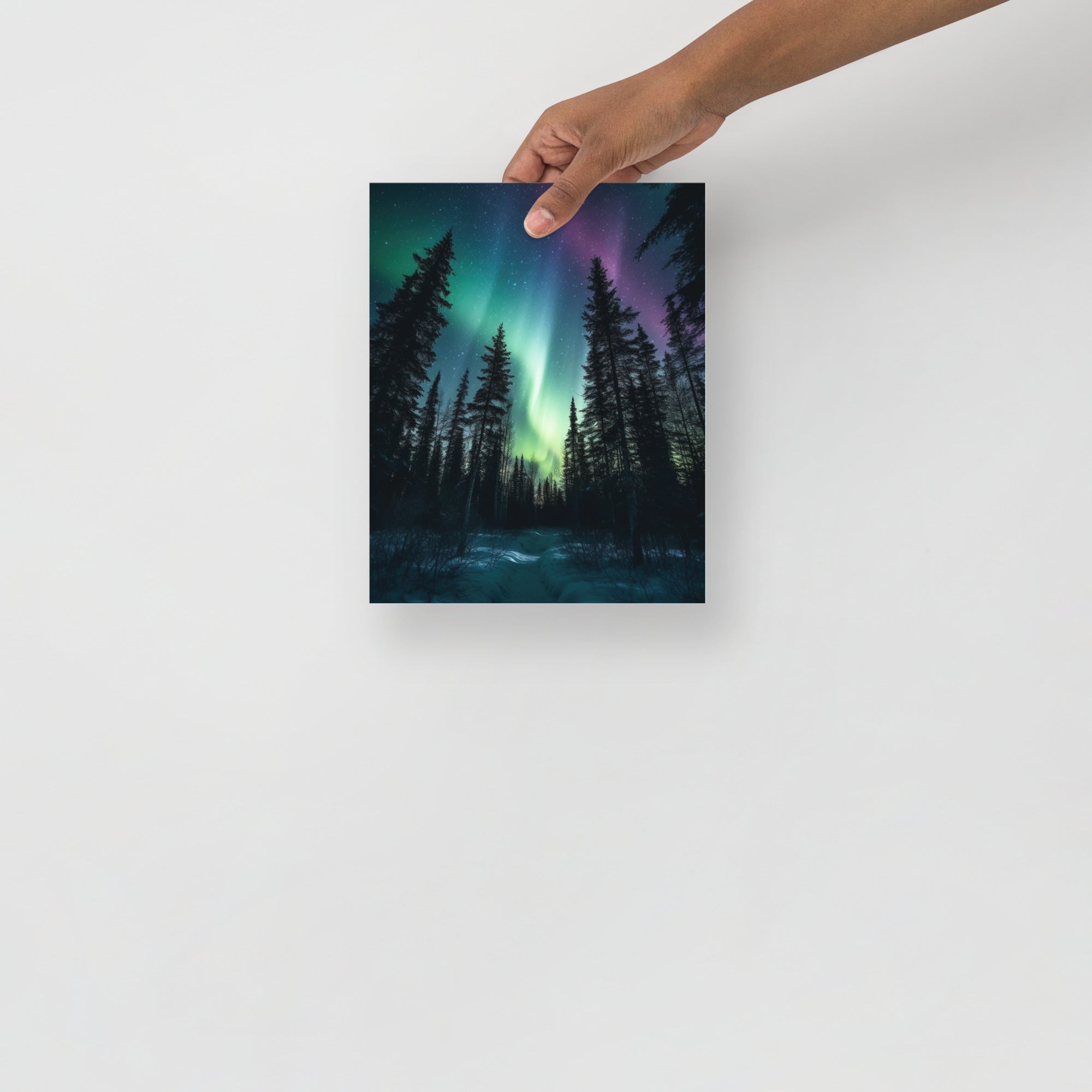 Aurora Borealis Celestial Dance Art Poster by Visual Verse - Image 9