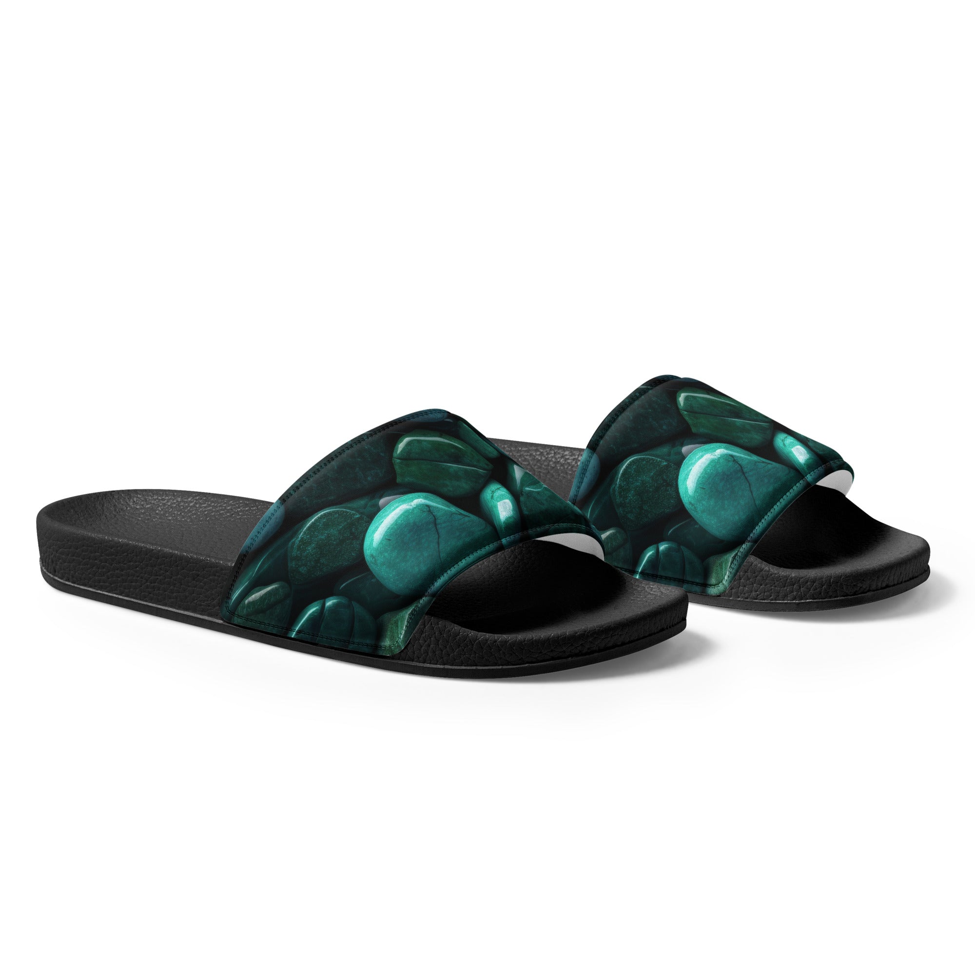 Aventurine Men's Slides by Visual Verse - Image 4