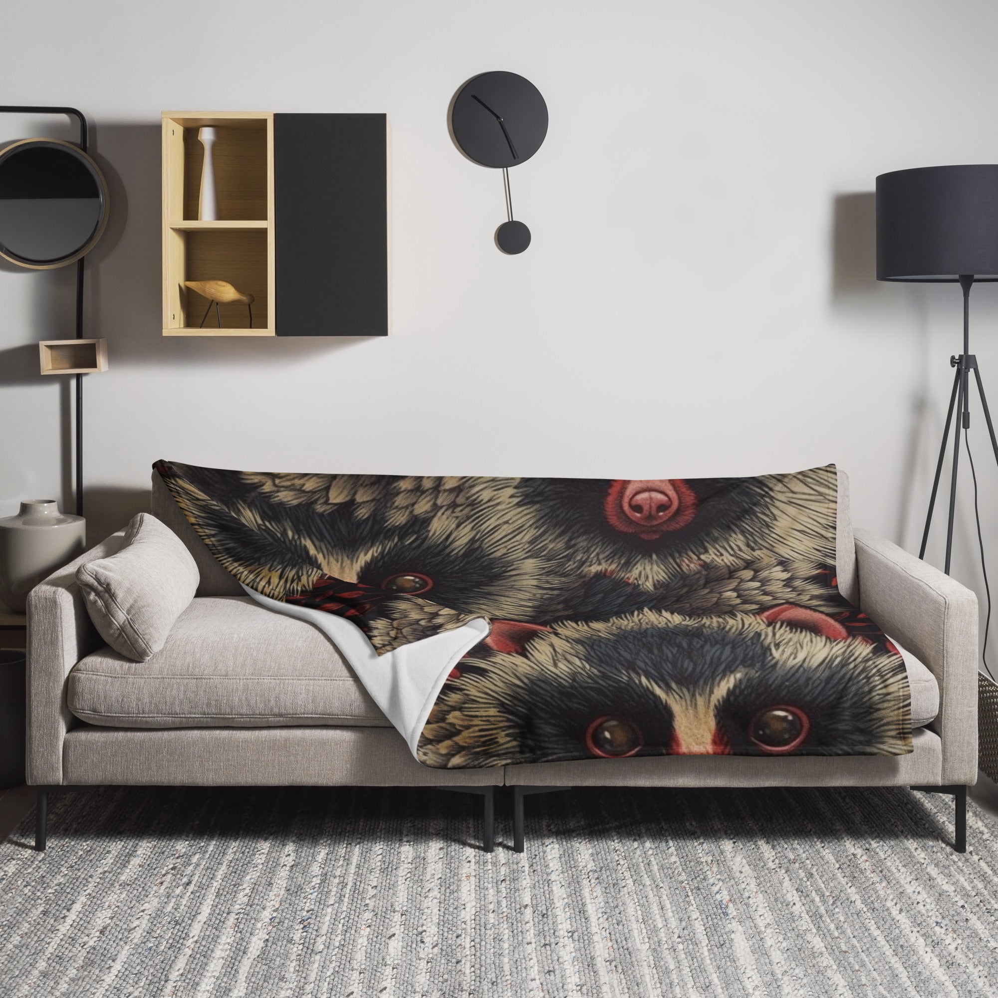 Aye-Aye Design Blanket by Visual Verse - Image 1
