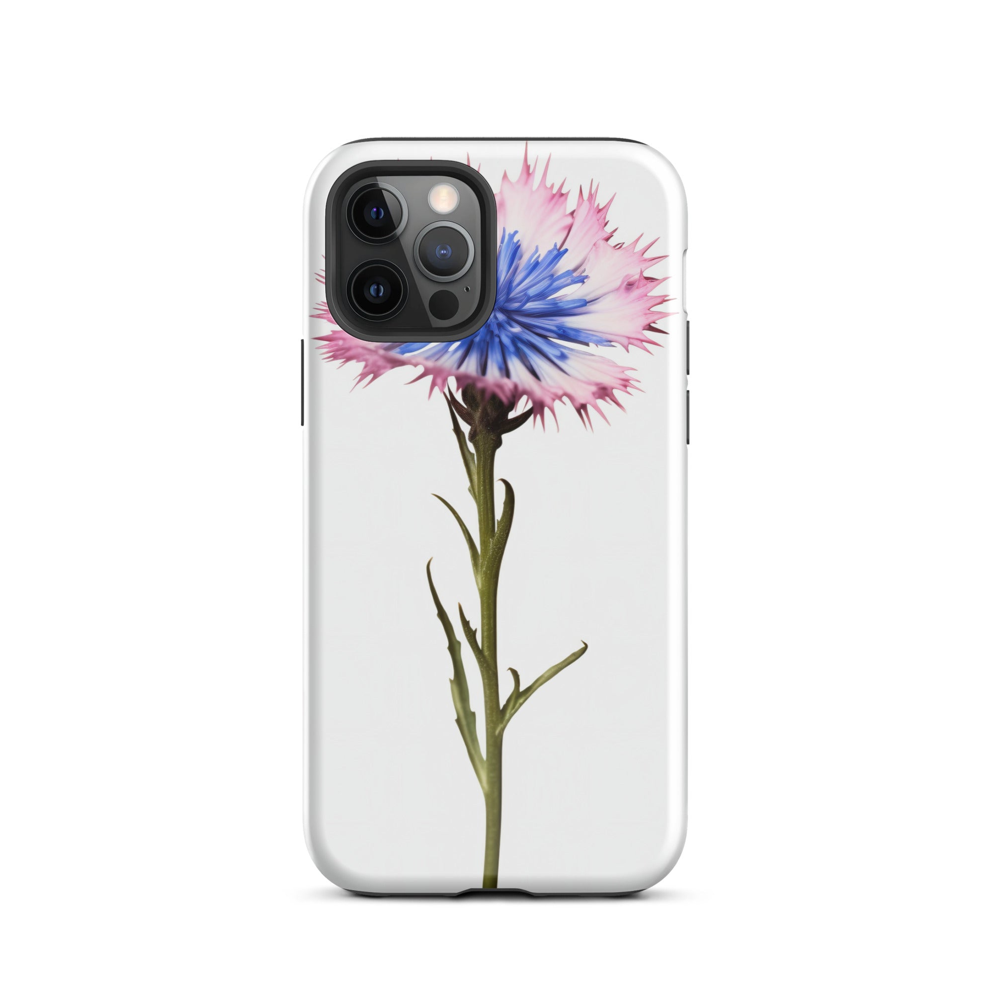 Bachelor Button Cornflower Flower iPhone Case by Visual Verse - Image 11