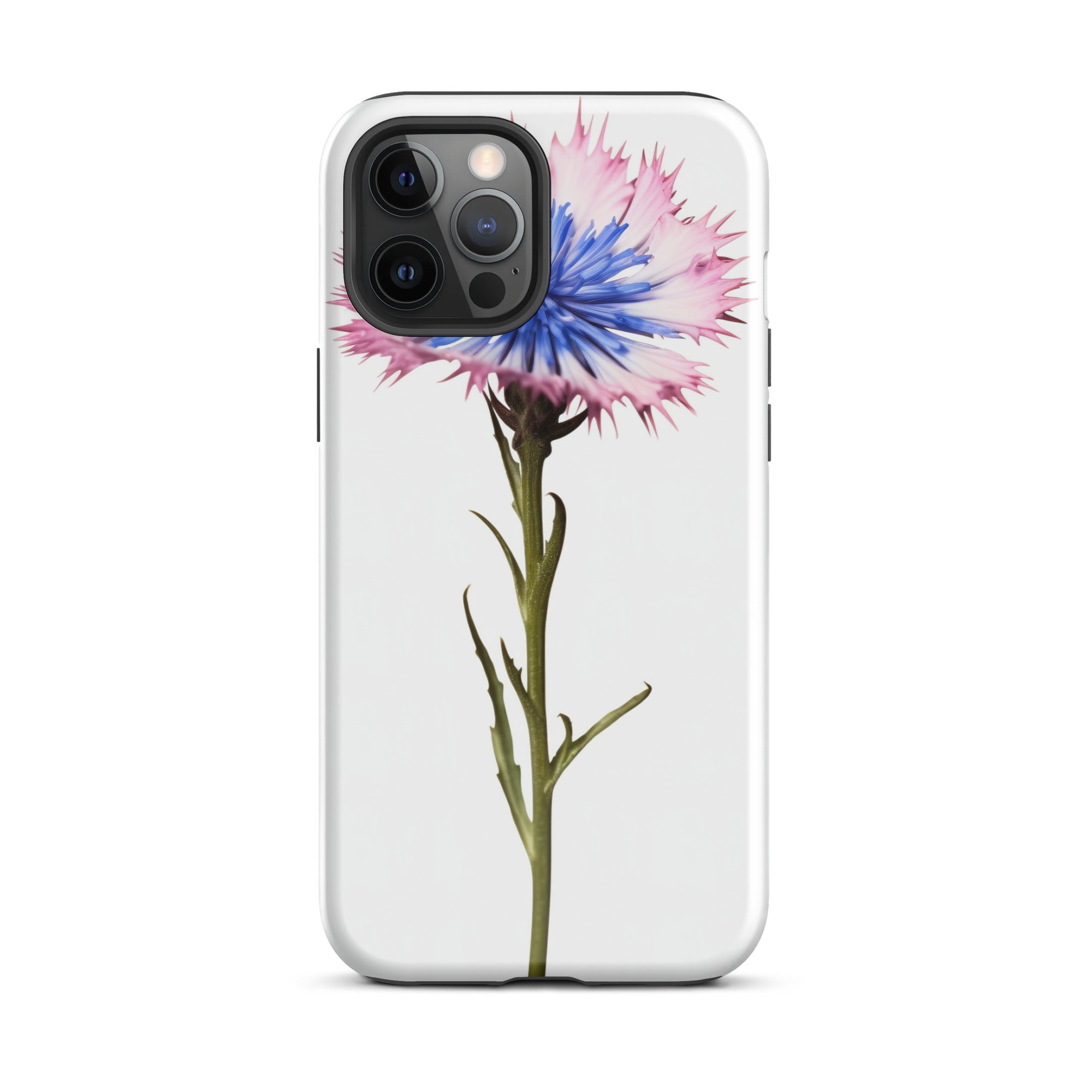 Bachelor Button Cornflower Flower iPhone Case by Visual Verse - Image 13