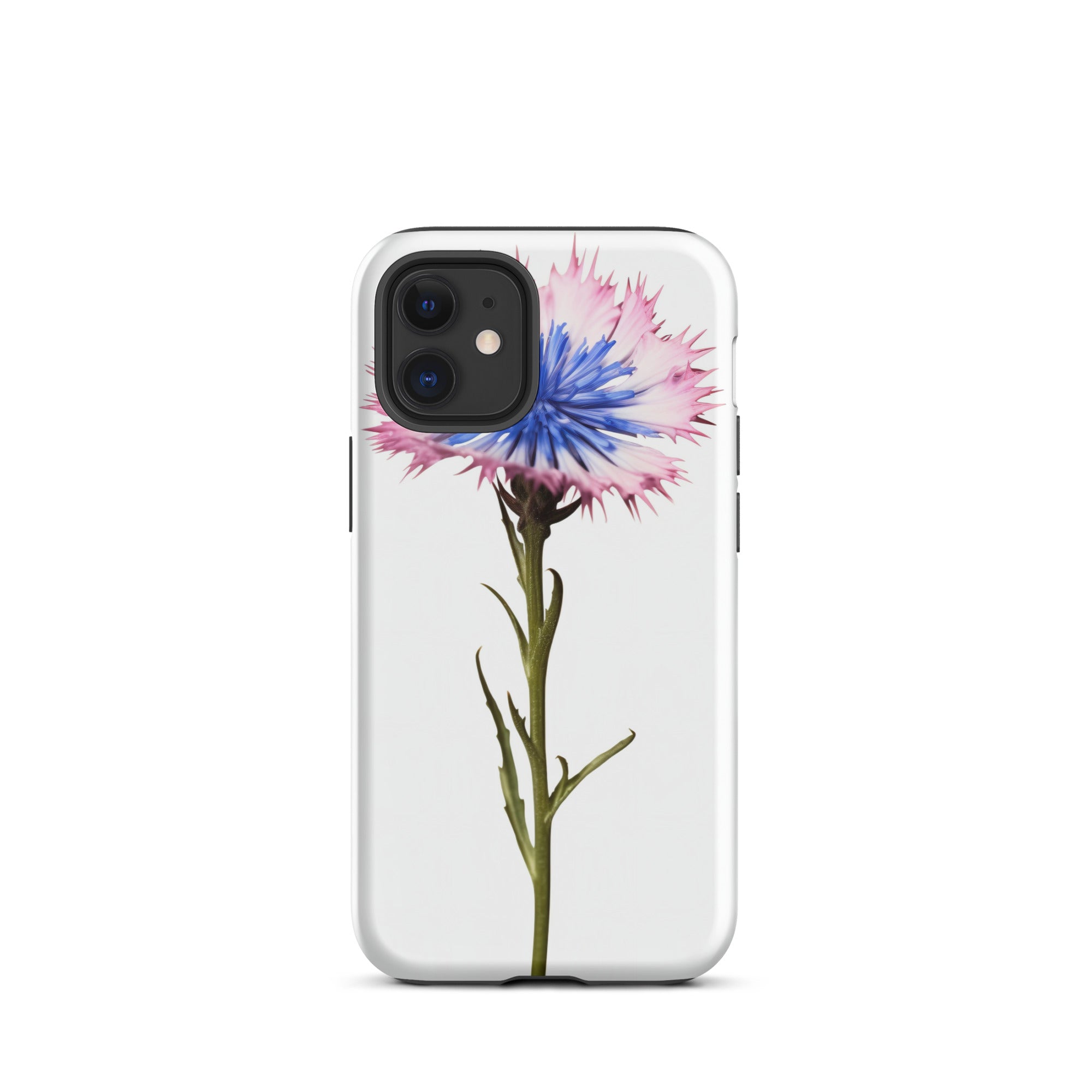 Bachelor Button Cornflower Flower iPhone Case by Visual Verse - Image 8