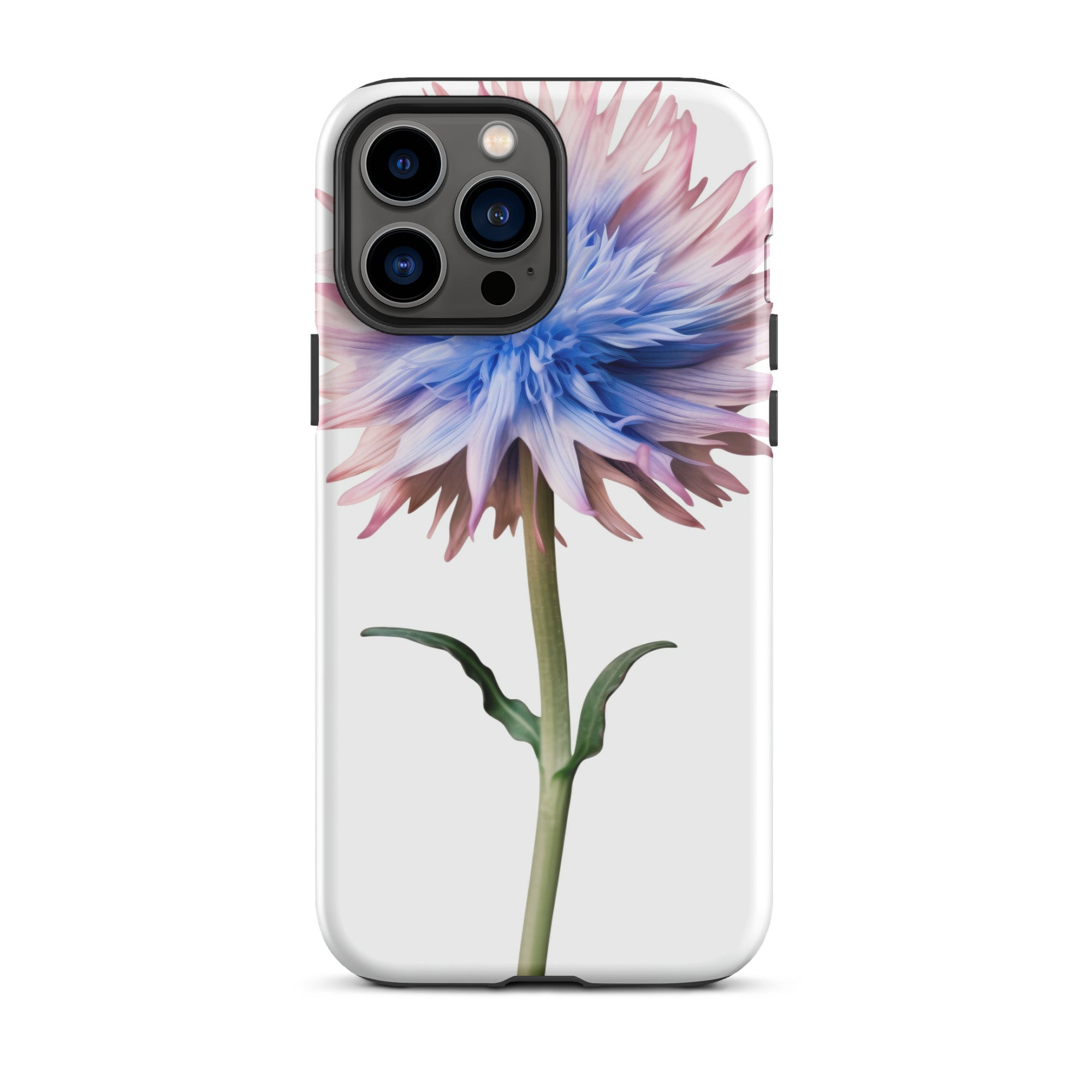 Bachelors Button Flower iPhone Case by Visual Verse - Image 21