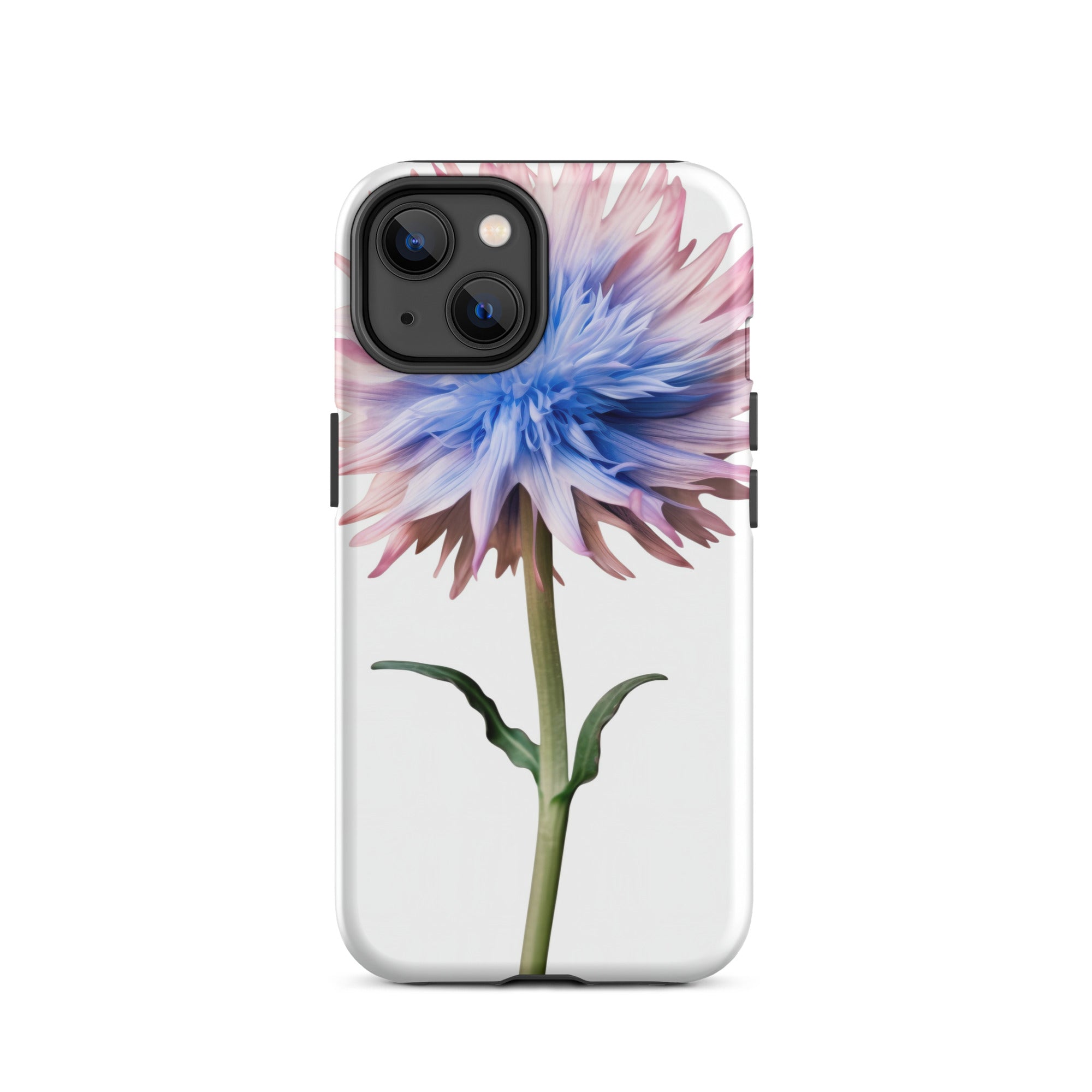 Bachelors Button Flower iPhone Case by Visual Verse - Image 24