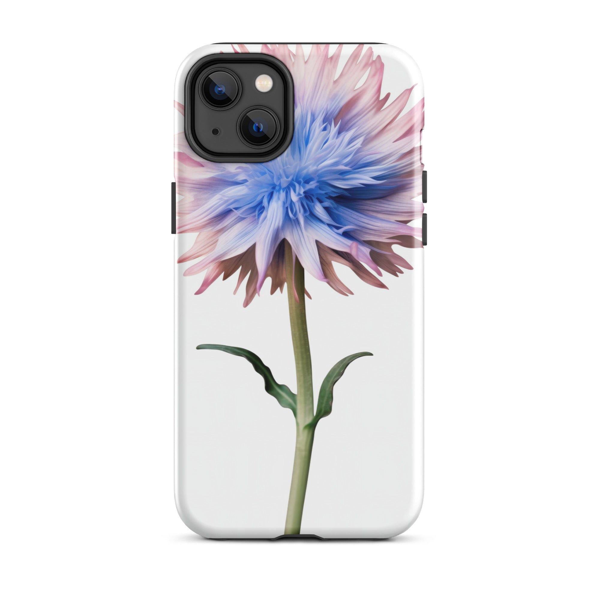 Bachelors Button Flower iPhone Case by Visual Verse - Image 25
