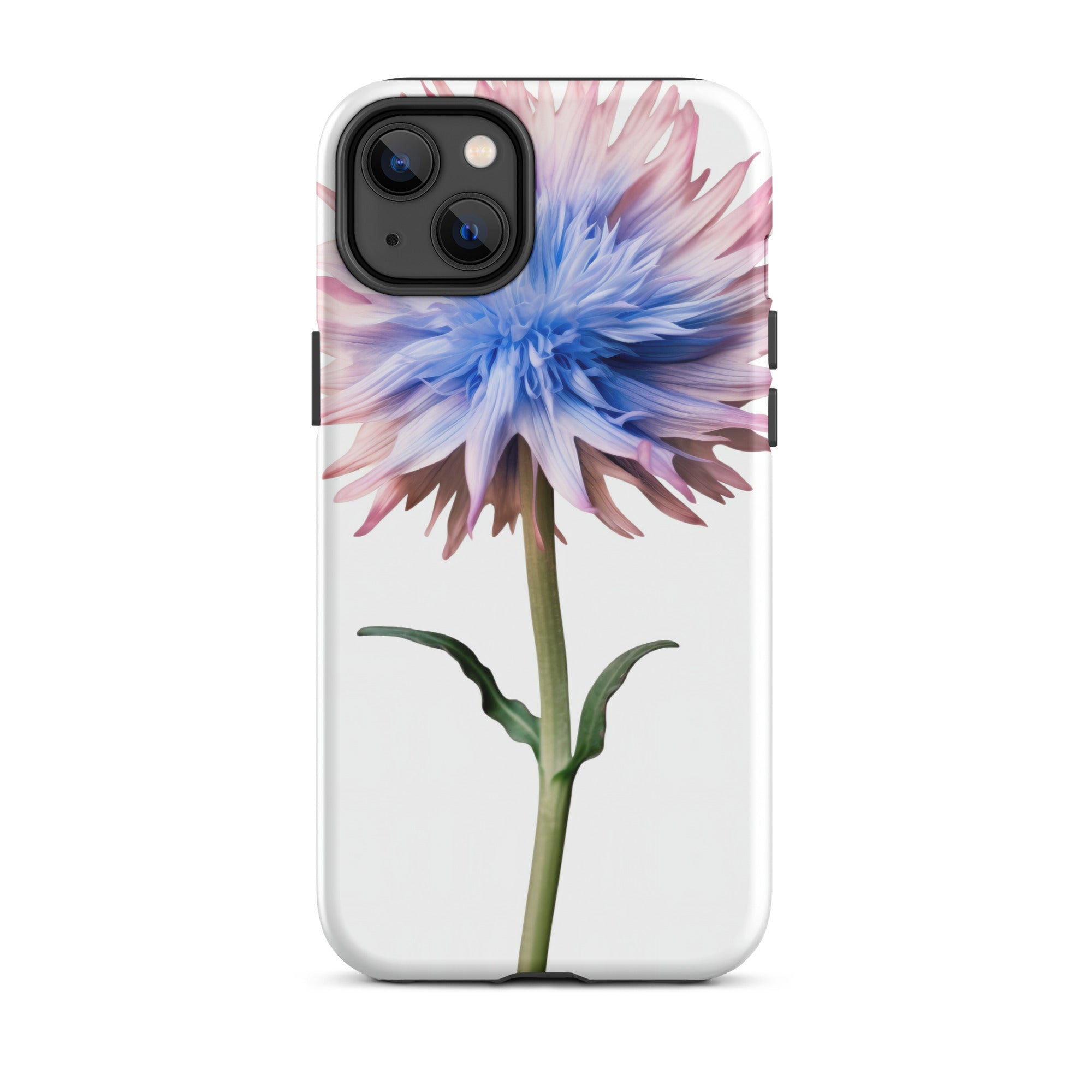 Bachelors Button Flower iPhone Case by Visual Verse - Image 26