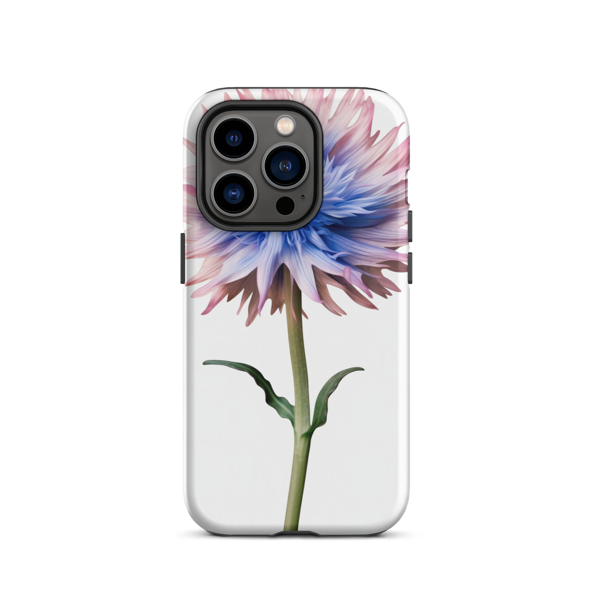 Bachelors Button Flower iPhone Case by Visual Verse - Image 28