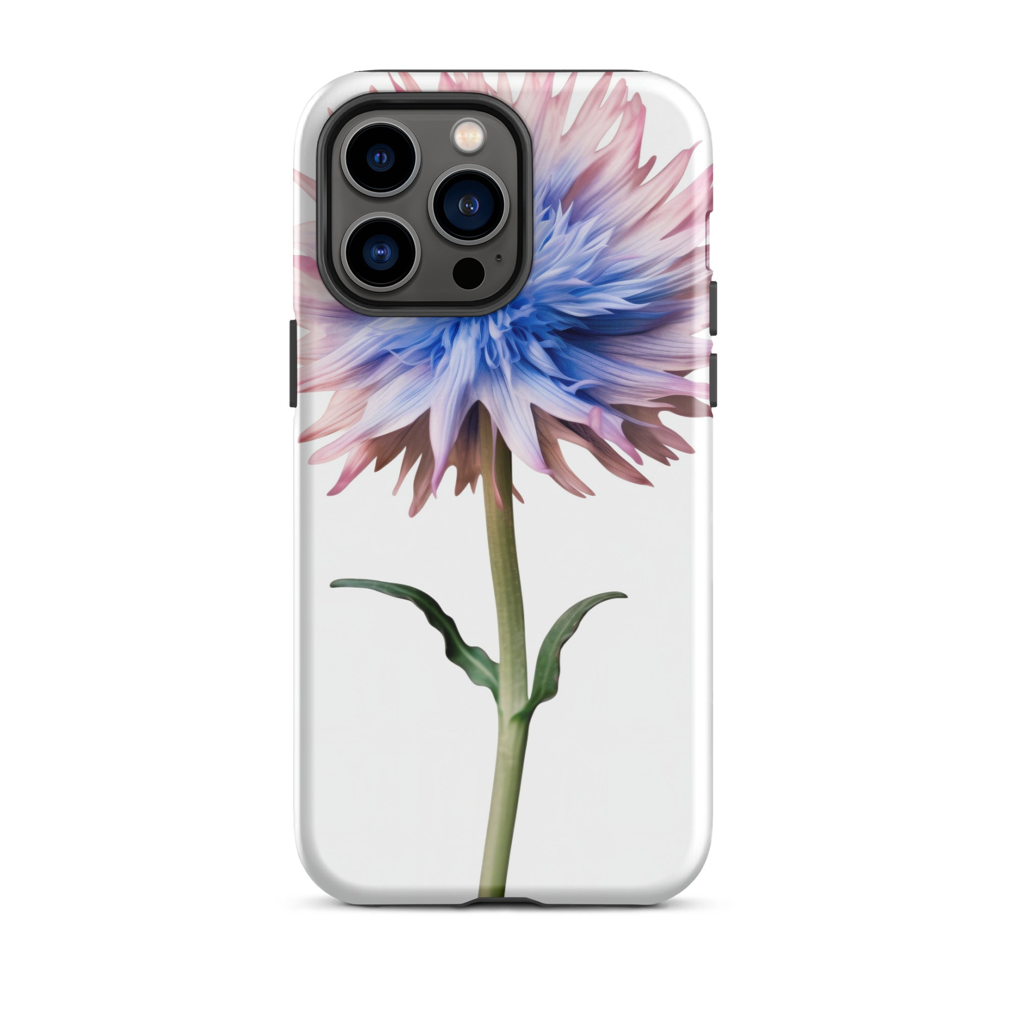 Bachelors Button Flower iPhone Case by Visual Verse - Image 29