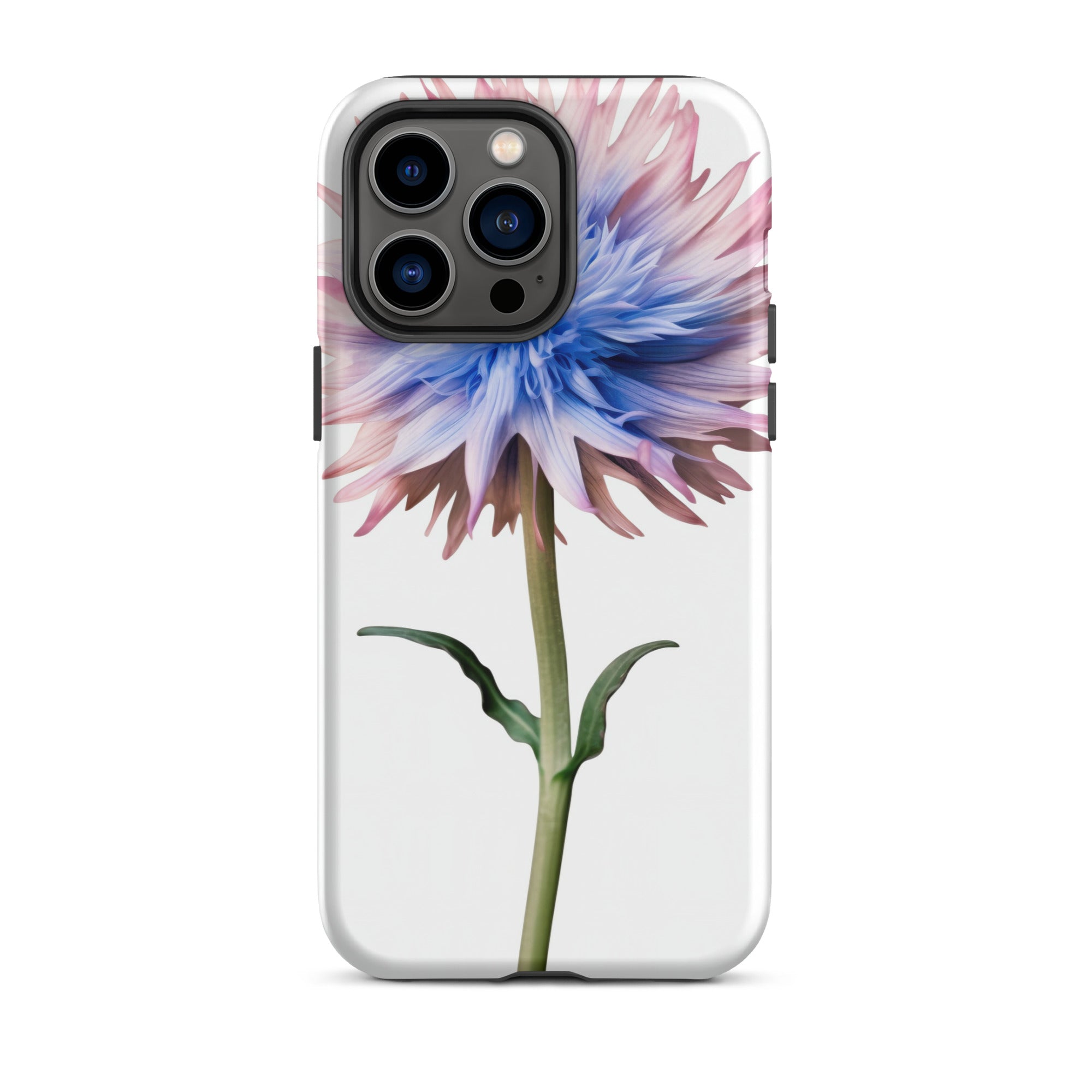 Bachelors Button Flower iPhone Case by Visual Verse - Image 30