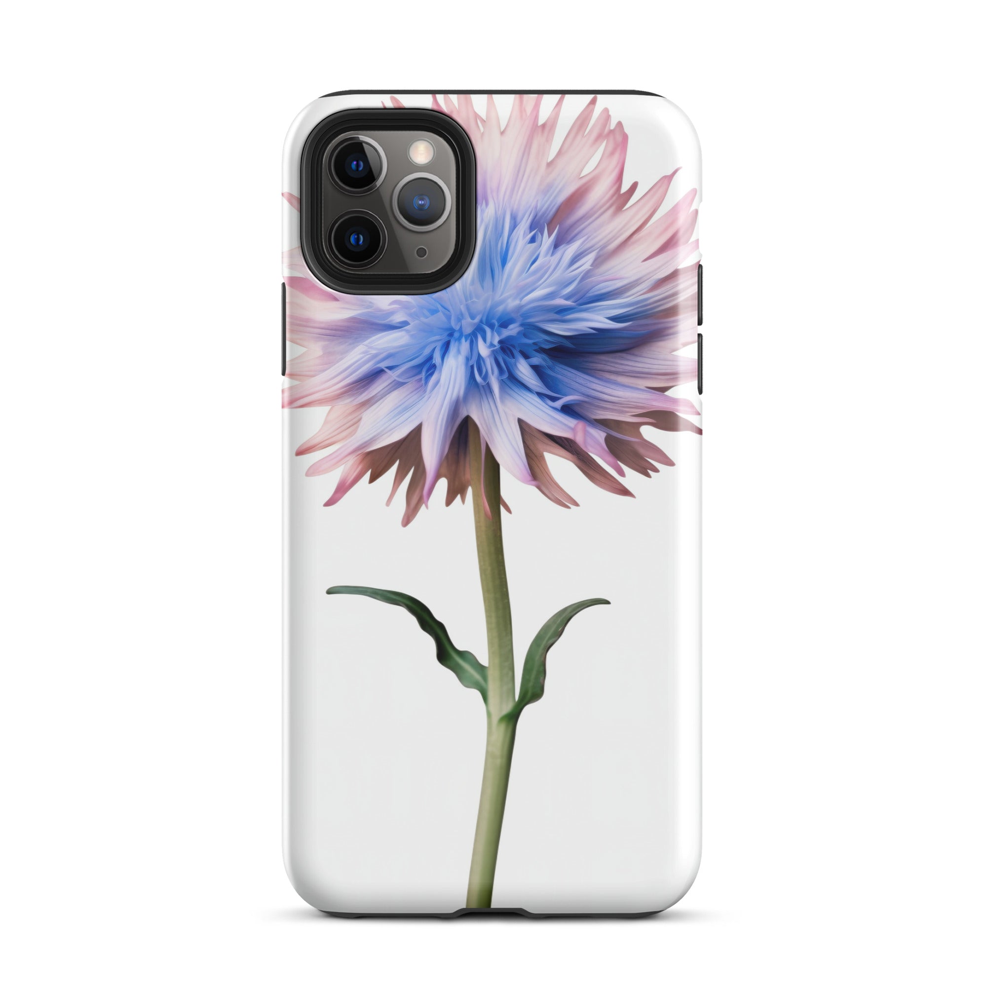 Bachelors Button Flower iPhone Case by Visual Verse - Image 5