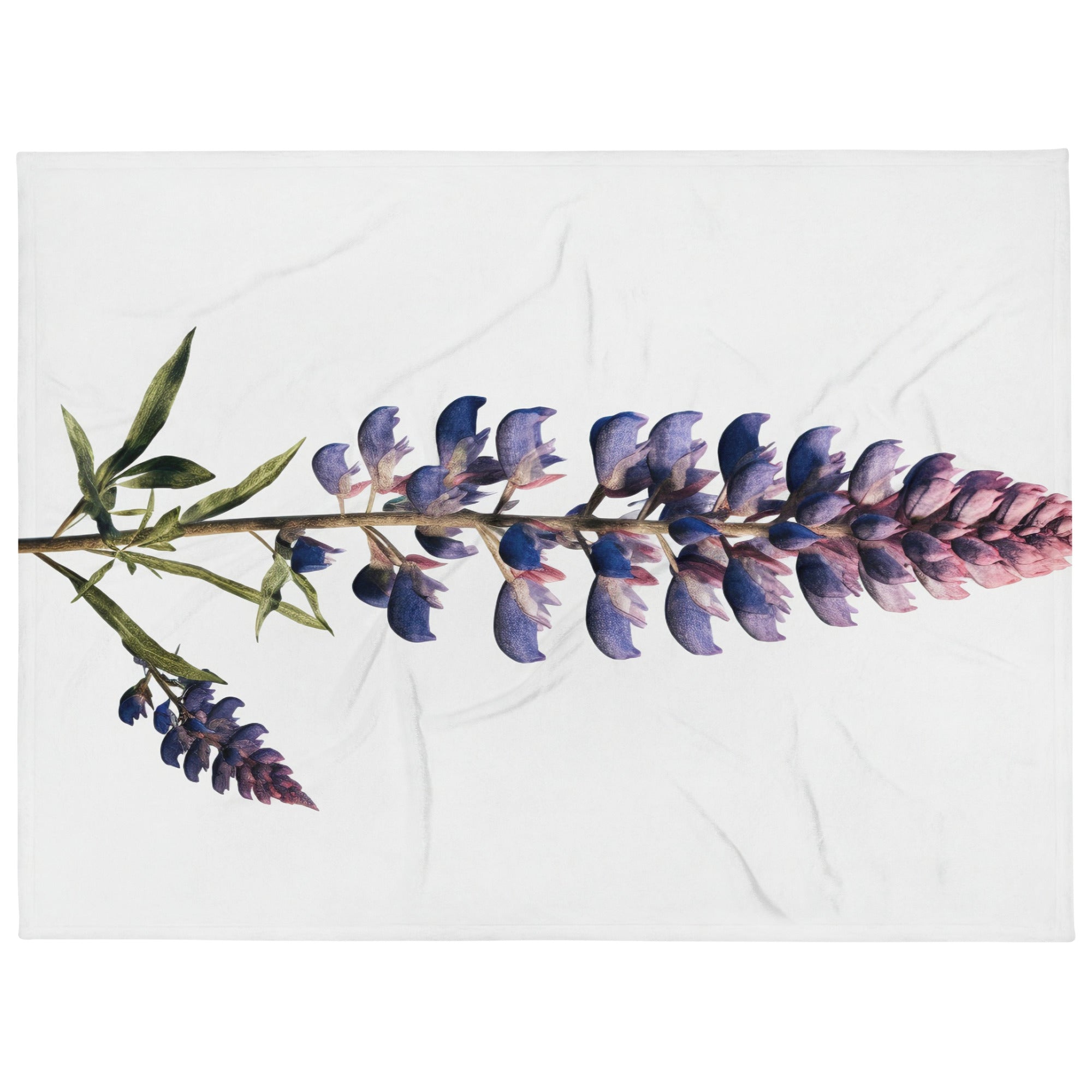 Badlands Lupine Flower Blanket by Visual Verse - Image 1