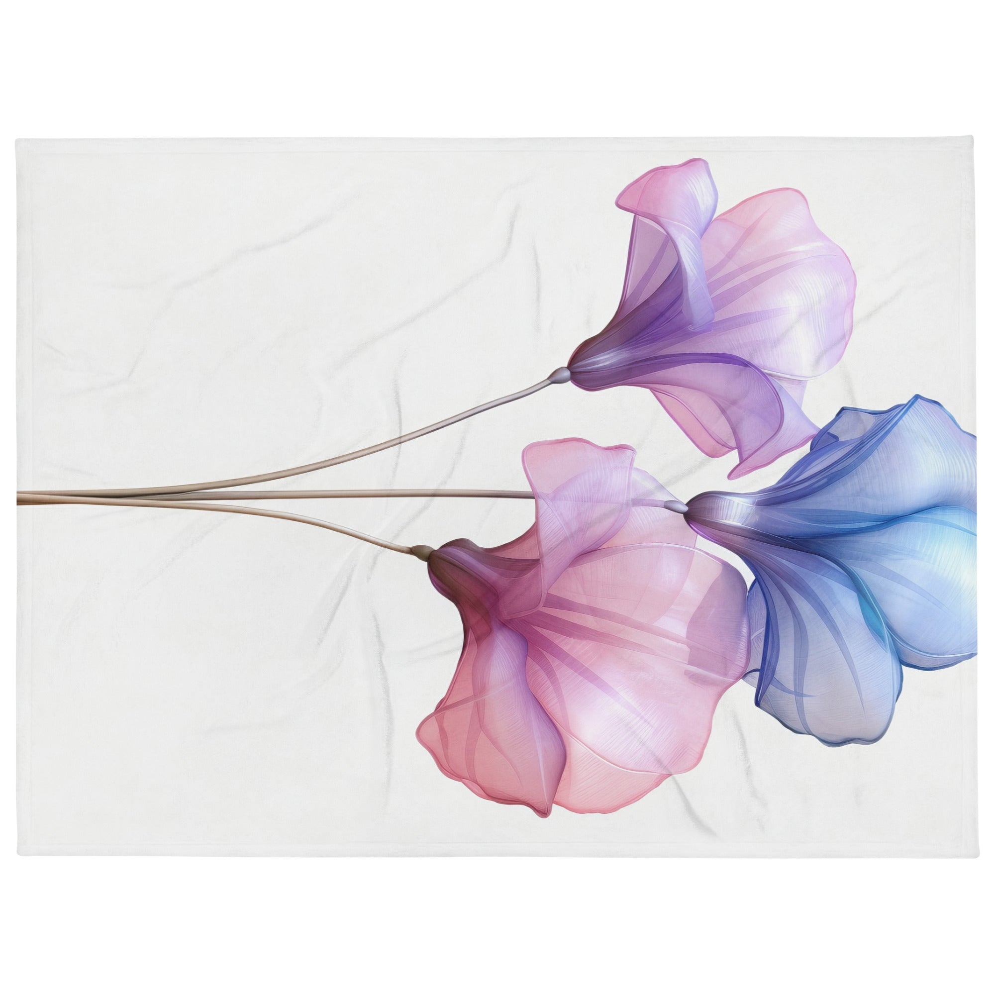 Balloon Flower Blanket by Visual Verse - Image 1