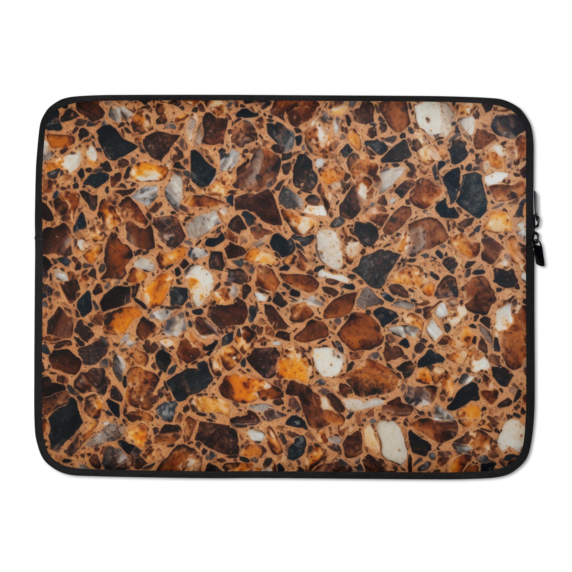 Baltic Brown Laptop Sleeve by Visual Verse - Image 1