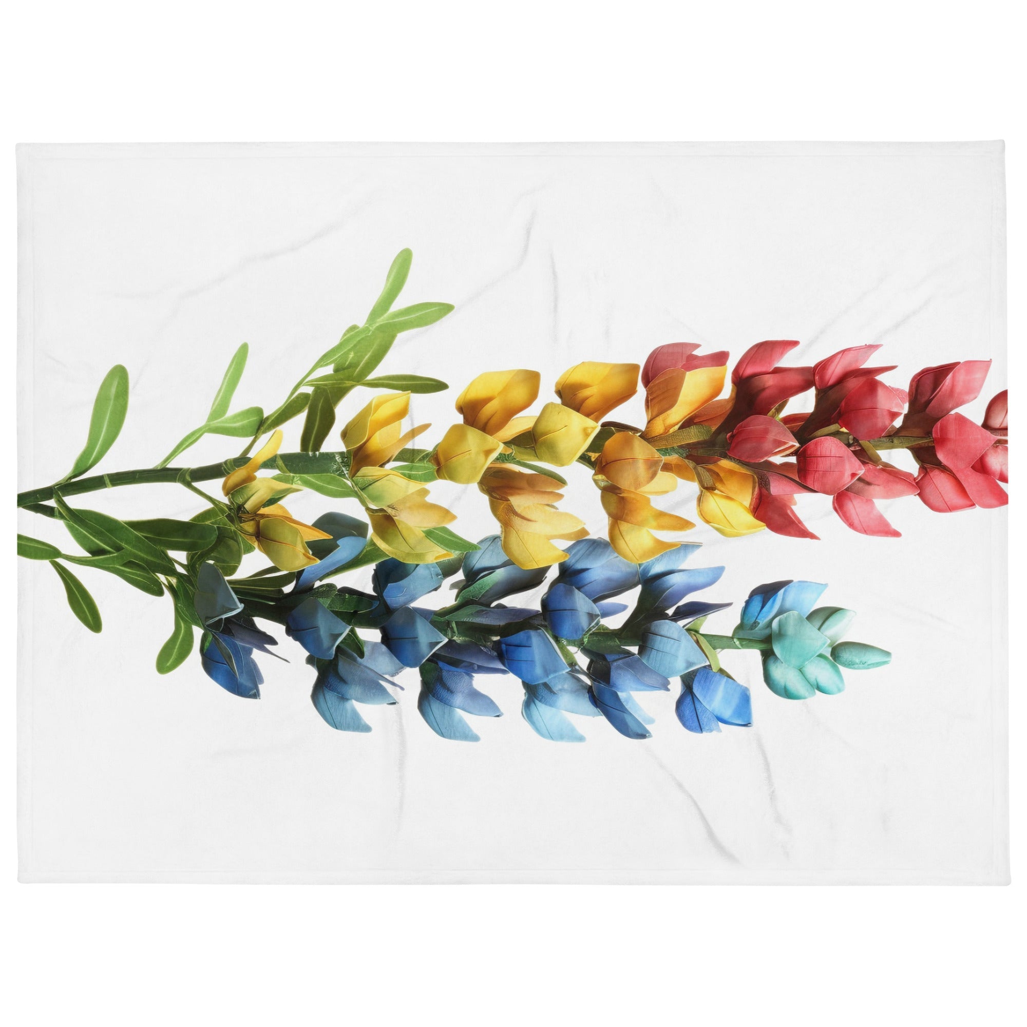 Baptisia Multicolor Flower Blanket by Visual Verse - Image 1