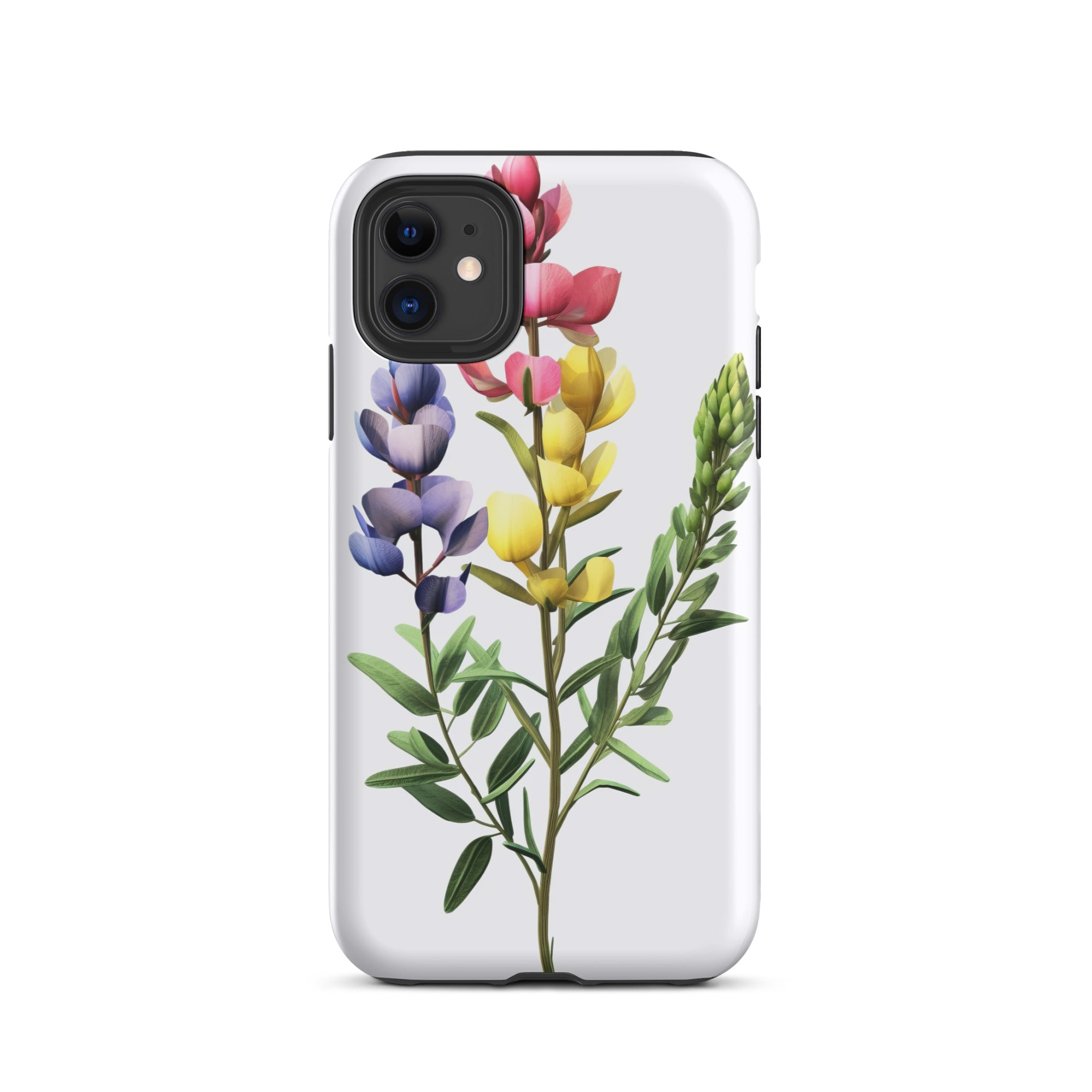 Baptisia Three Flower iPhone Case by Visual Verse - Image 2