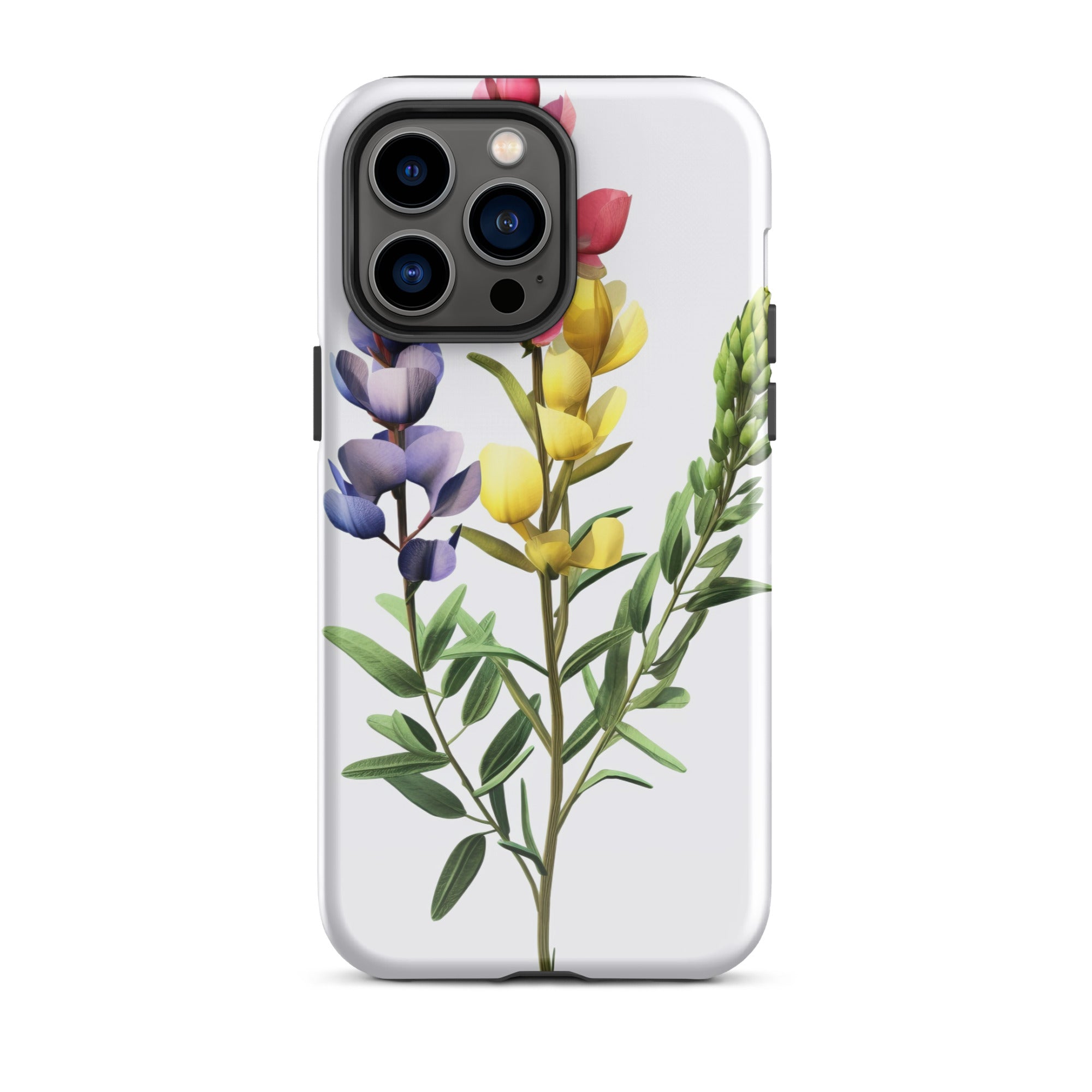 Baptisia Three Flower iPhone Case by Visual Verse - Image 29