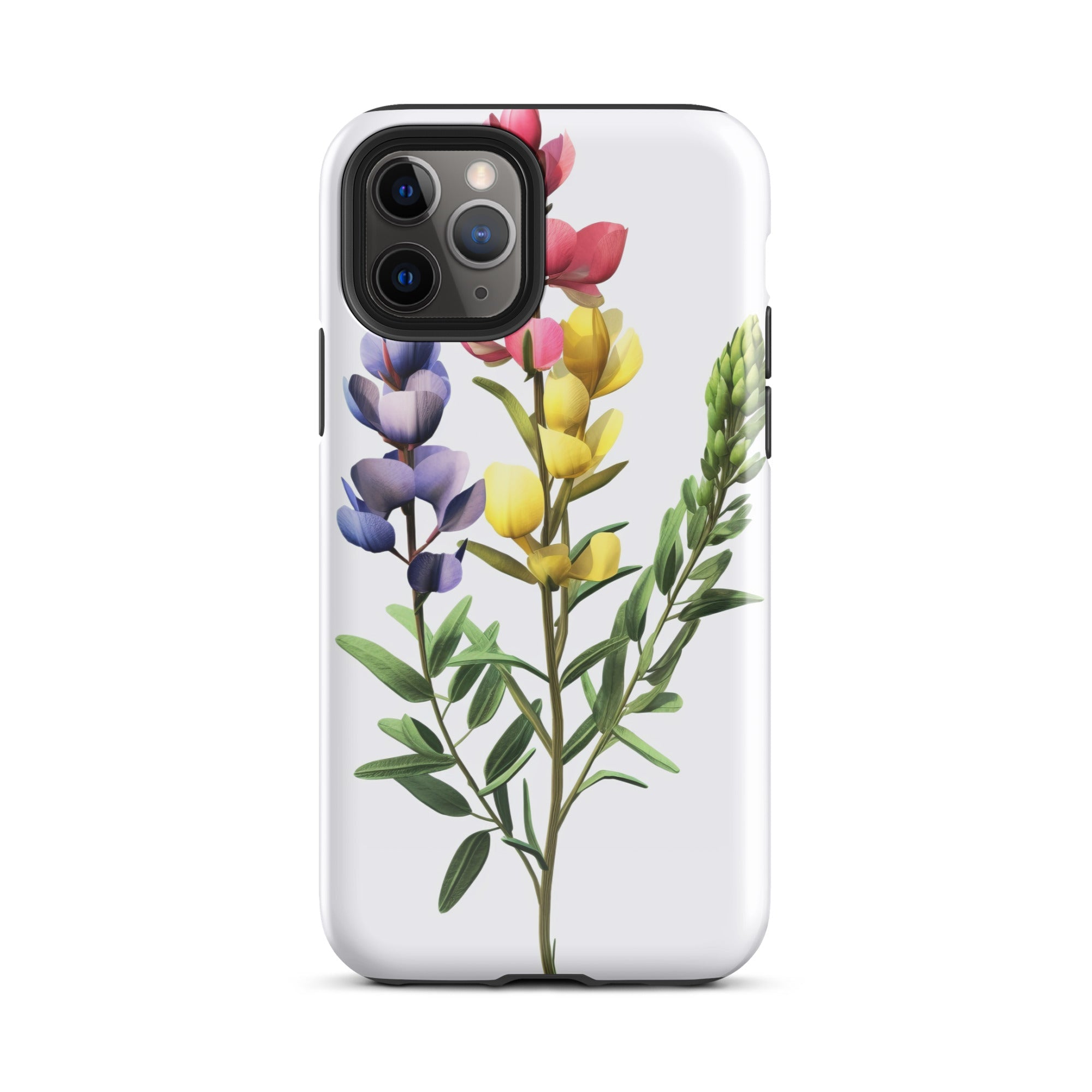 Baptisia Three Flower iPhone Case by Visual Verse - Image 3