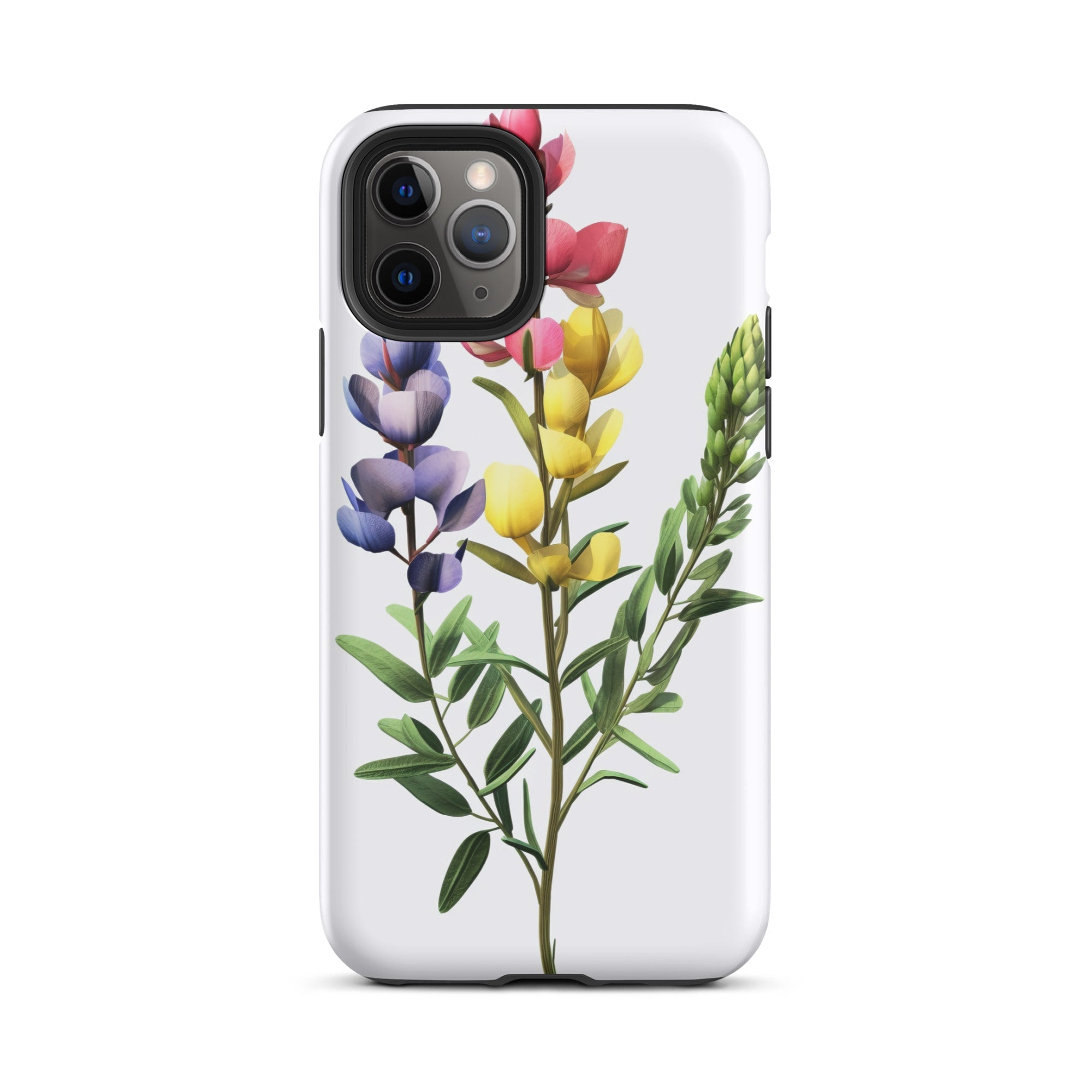 Baptisia Three Flower iPhone Case by Visual Verse - Image 4