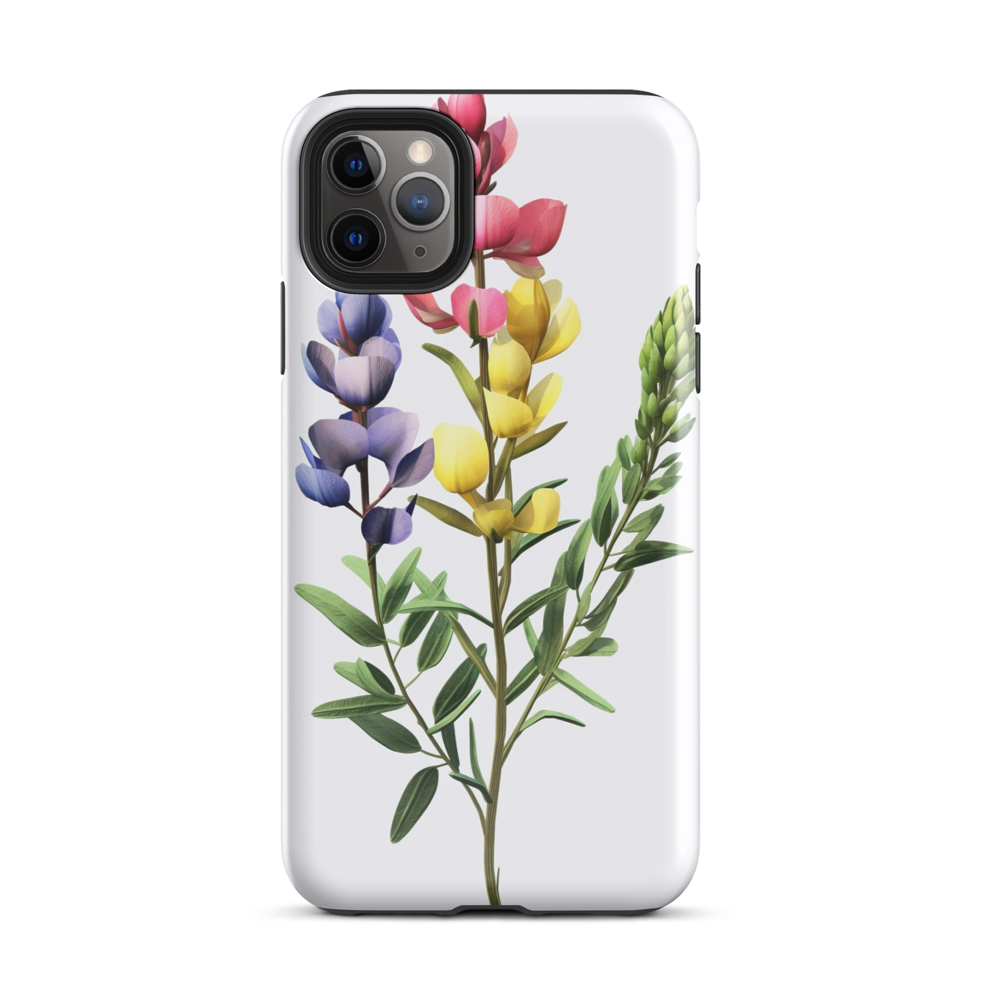 Baptisia Three Flower iPhone Case by Visual Verse - Image 5